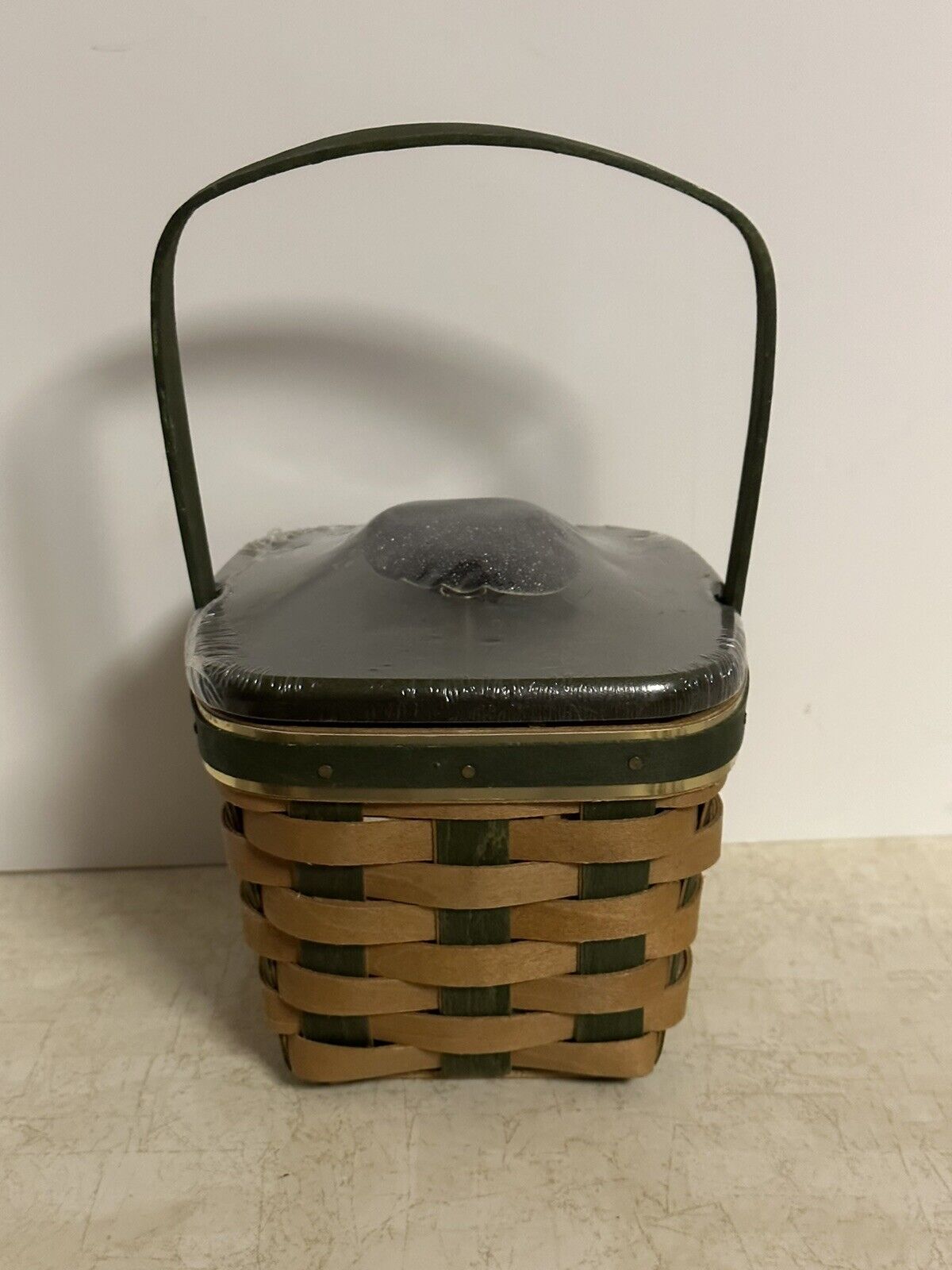 Longaberger 2009 Lots of Luck Lucky Wish Basket Lid And Protector Super Cute
