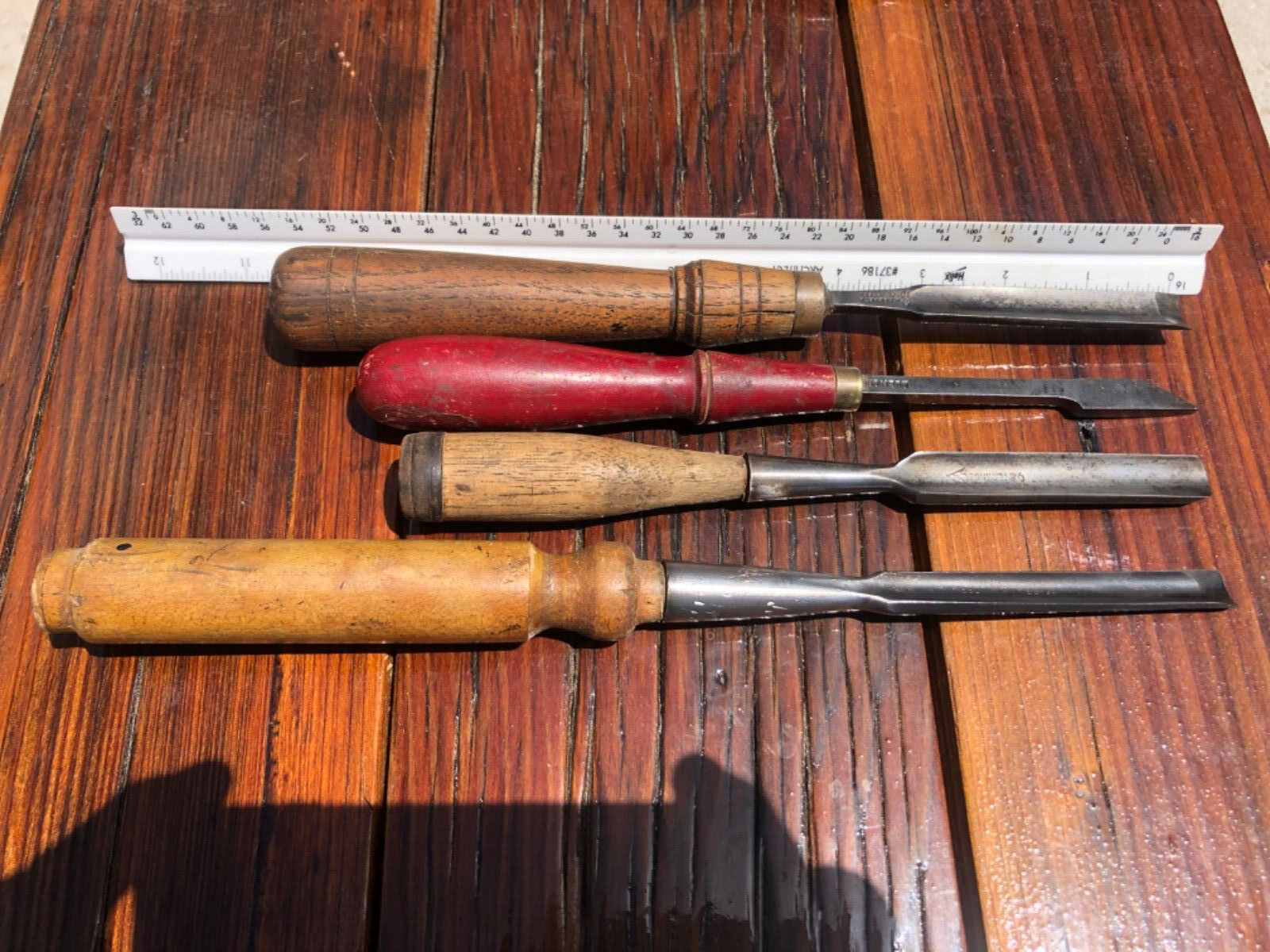 Vintage Chisels, Buck Bros, Jennings, and two others- lot of 4
