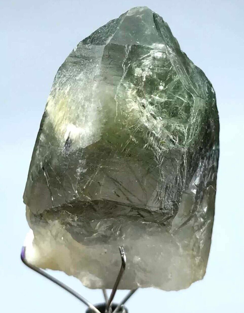 Rare Chlorite Included Quartz Crystal Having Nice Luster Termination #From Pak
