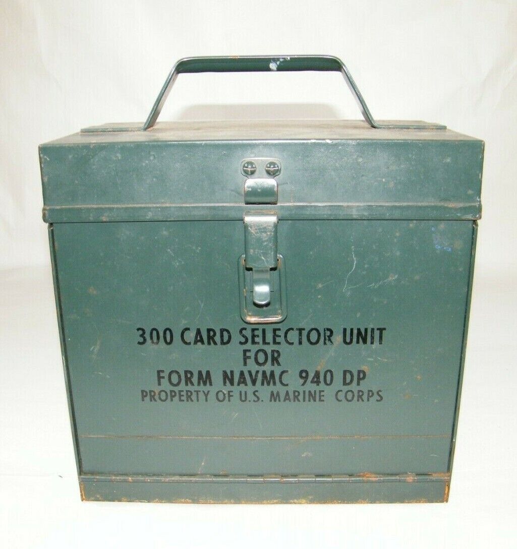 U.S. MARINE CORPS 300 CARD SELECTOR UNIT FOR FORM NAVMC 940DP