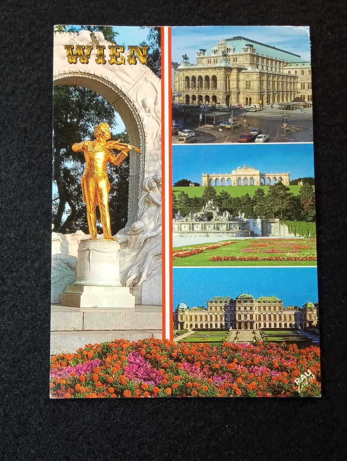 Wien-Vienna-Vienne-Viena AUSTRIA RAU post Card