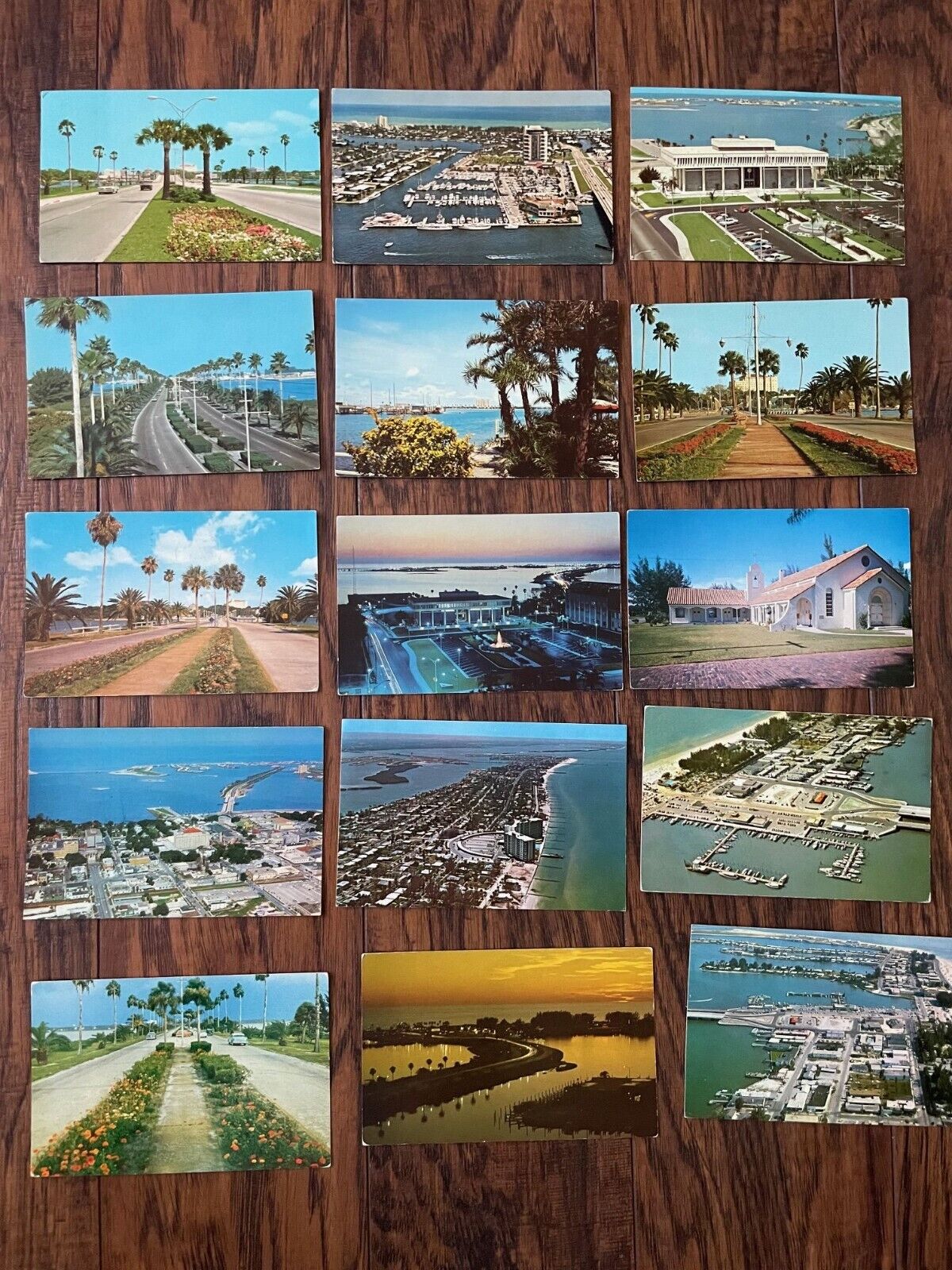 Clearwater Beach FL Lot of 15 Postcards Florida
