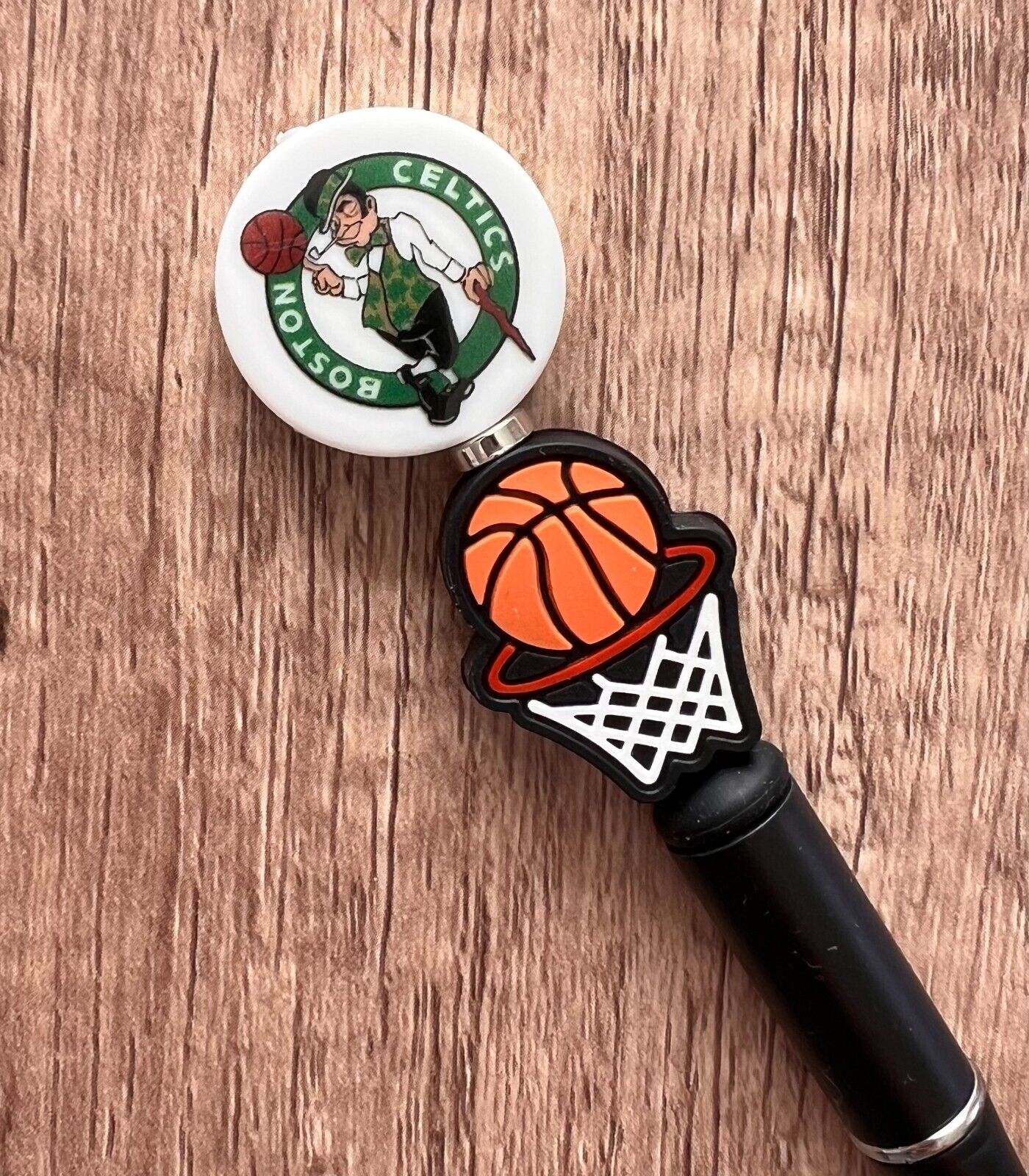 Basketball pen Nets, Raptors, 76ers, Celtics, & Knicks  Fan gifts. Collect