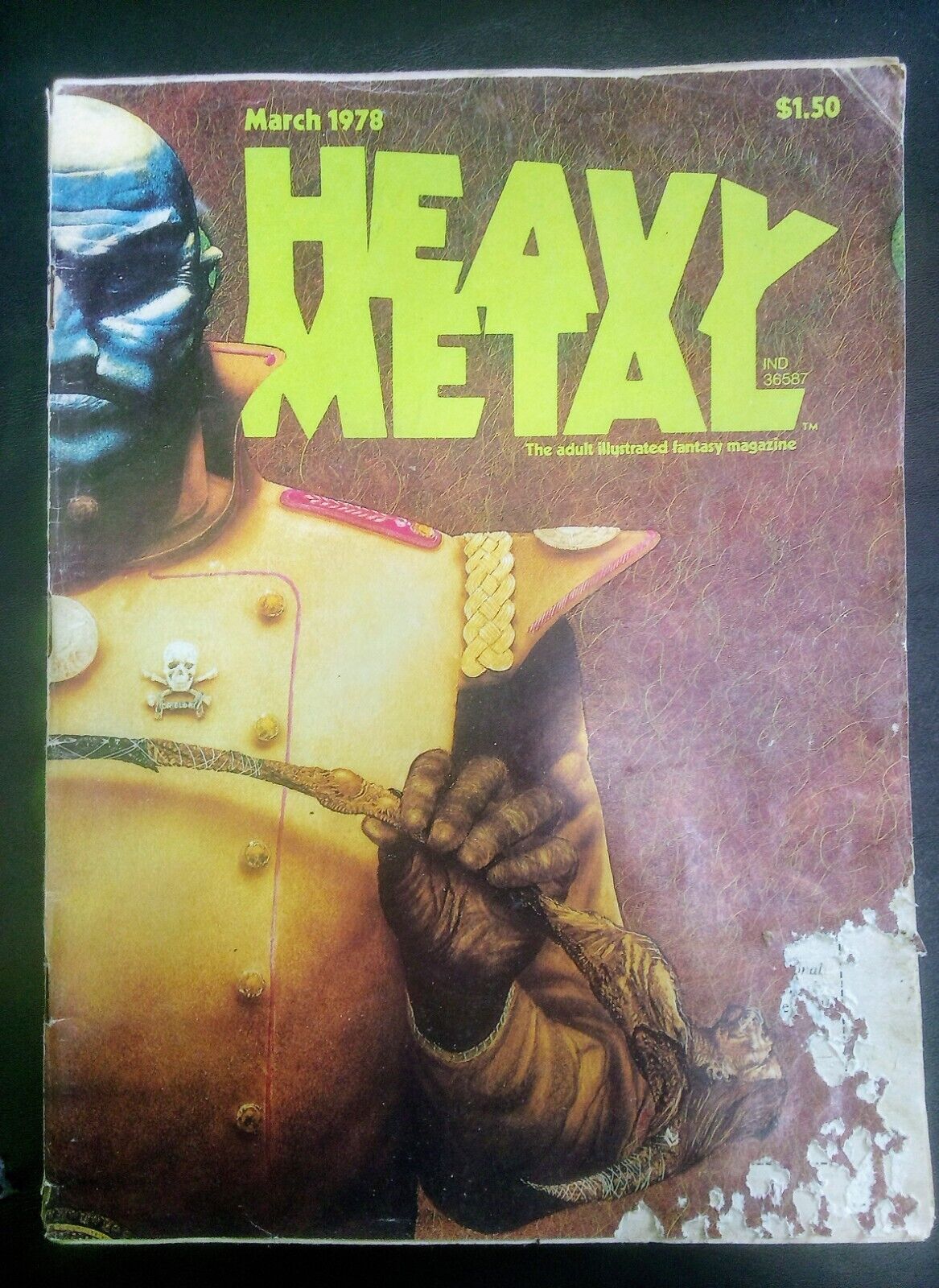 Vintage Heavy Metal Magazine Comic Book March 1978