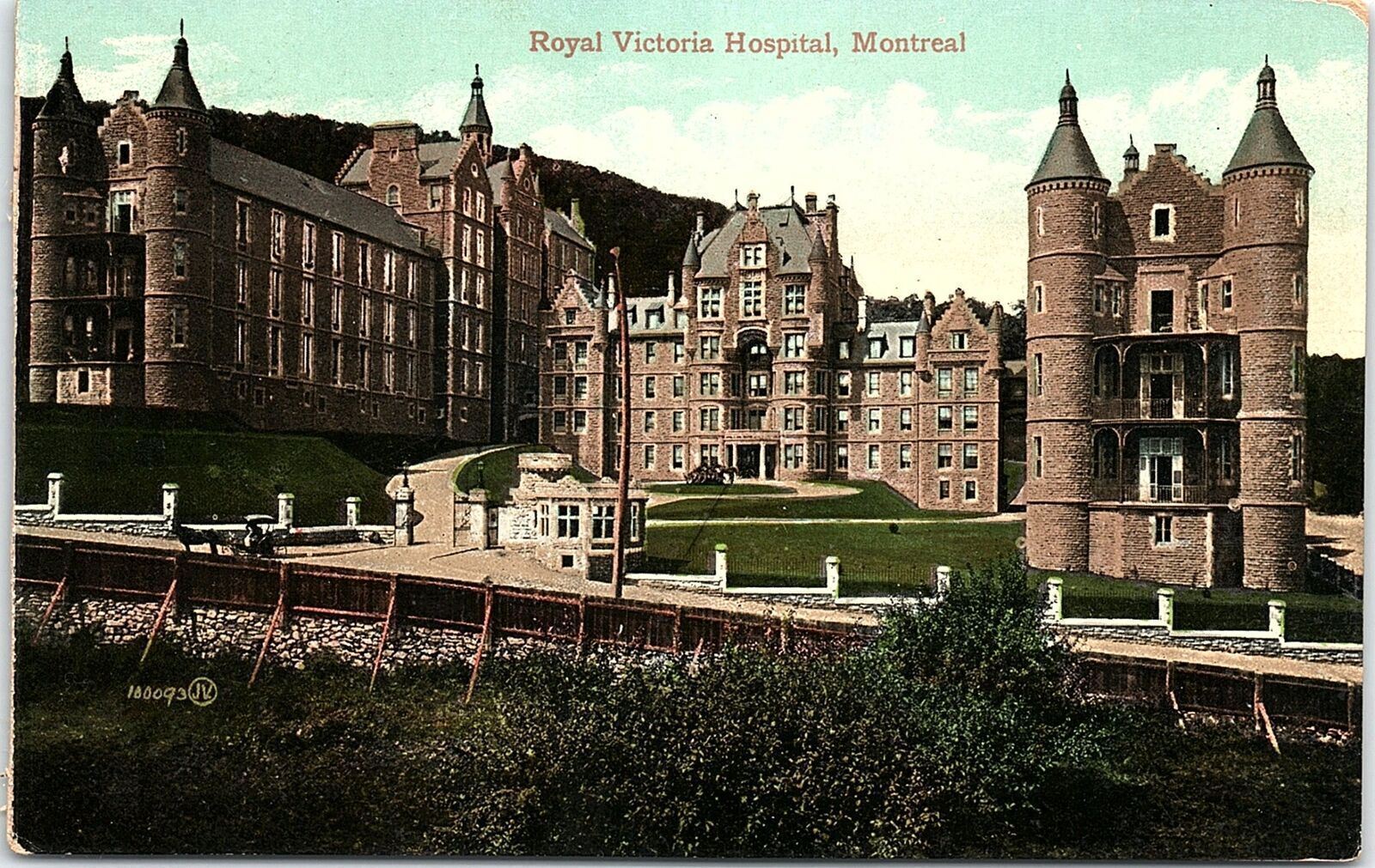 c1910 MONTREAL CANADA ROYAL VICTORIA HOSPITAL VALENTINES POSTCARD 43-59