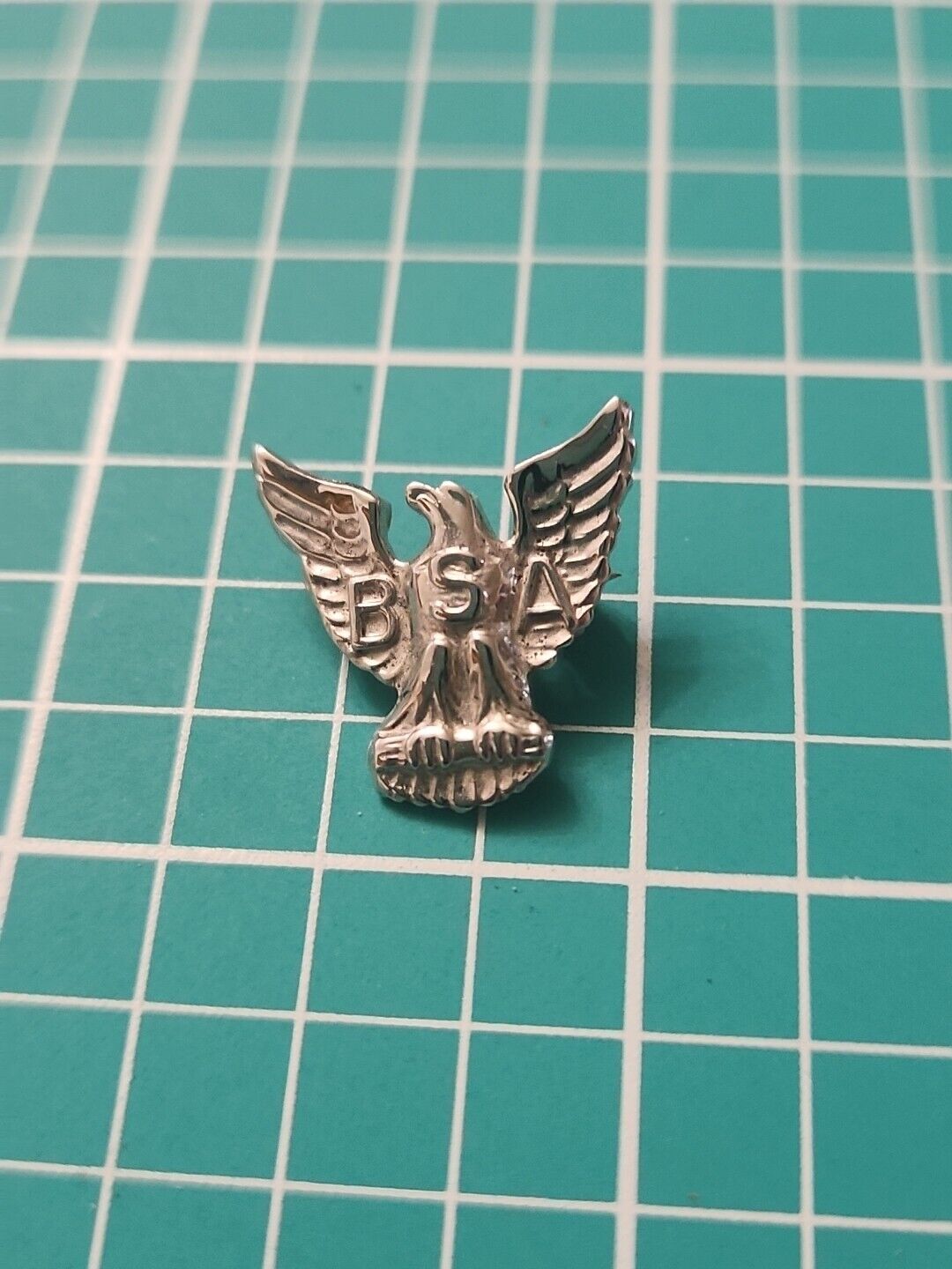 Vintage BSA Boy Scouts of America Sterling Silver Eagle Pin