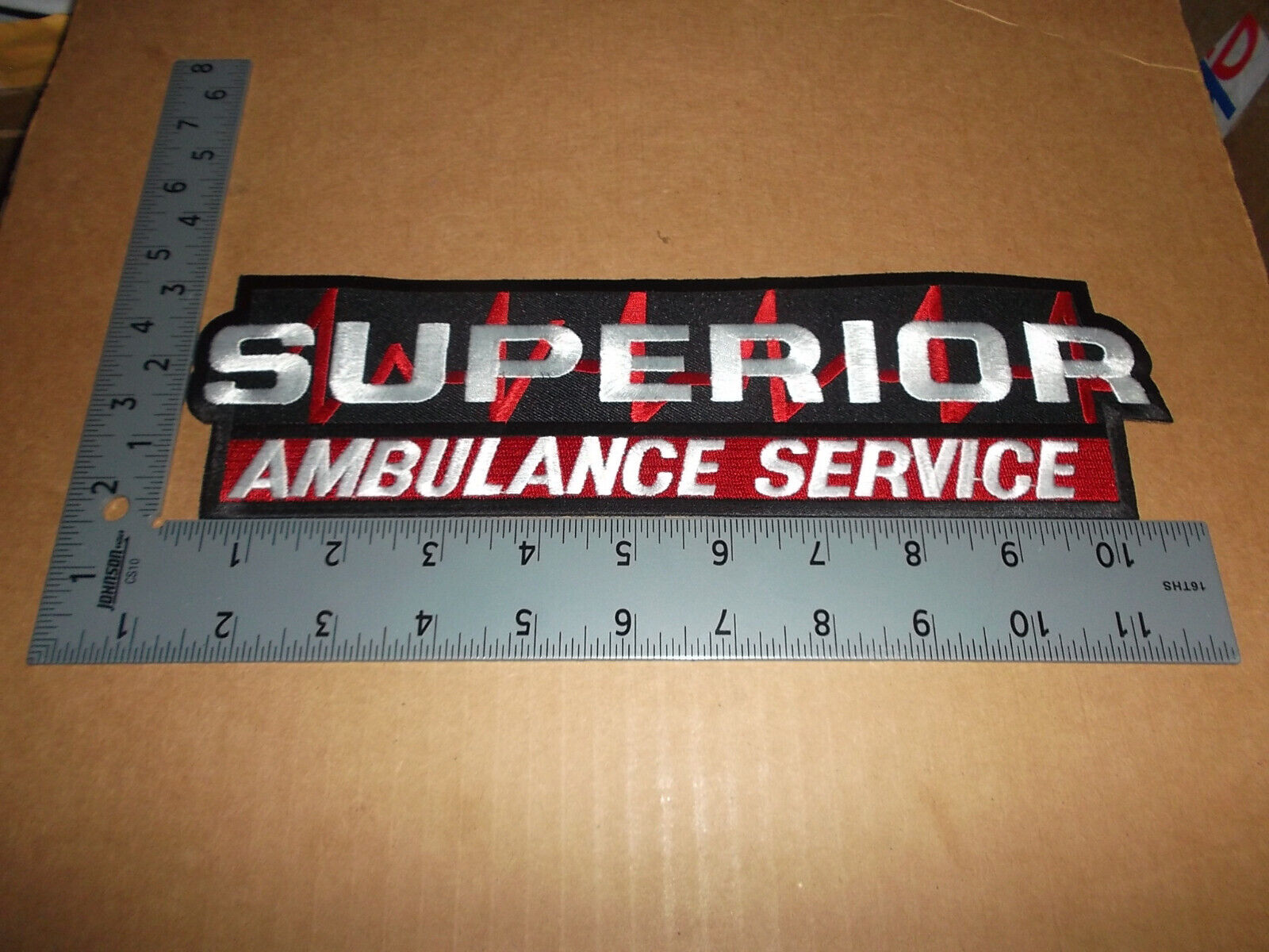 Superior Ambulance Service Fire EMS Patch~Michigan~MI~Brand New~Large Patch~