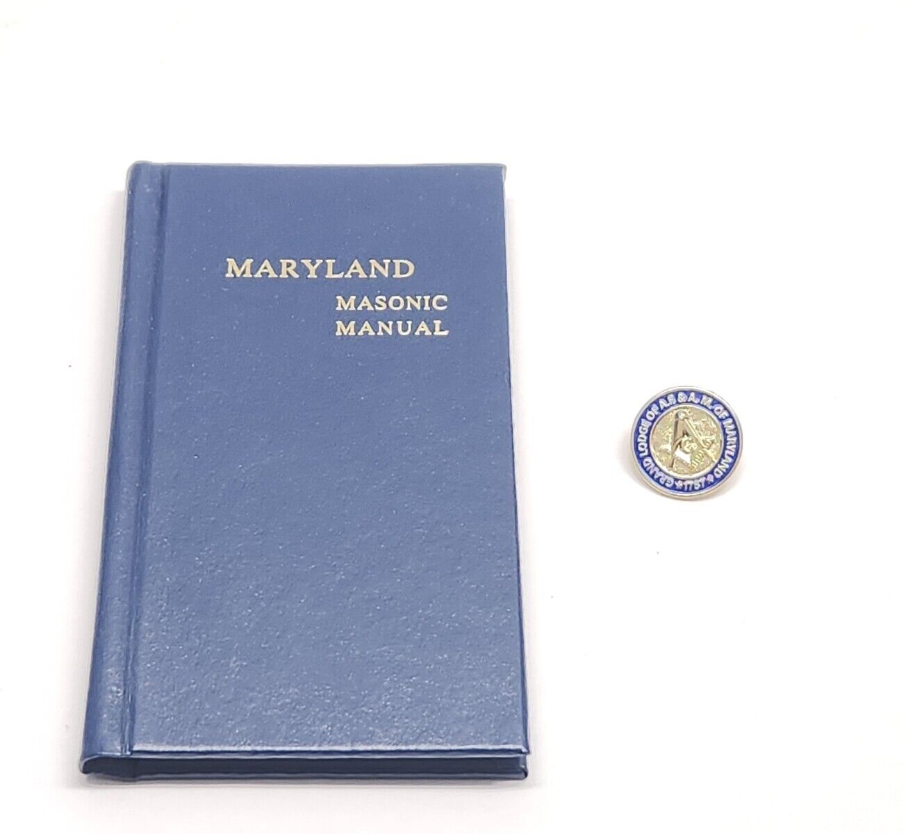 Maryland Masonic Manual 1935 Grand Lodge of Ancient Craft & AF AM Mason Pin
