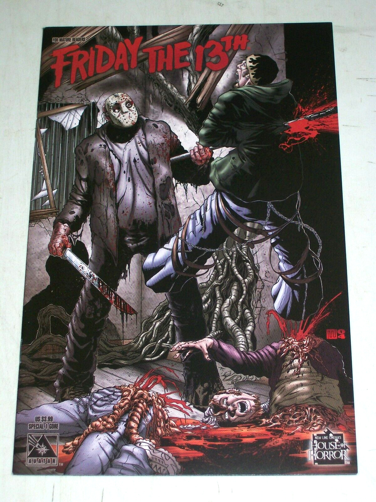 Friday the 13th Special #1 Gore cover NM- Avatar 2005 Jason HTF RARE