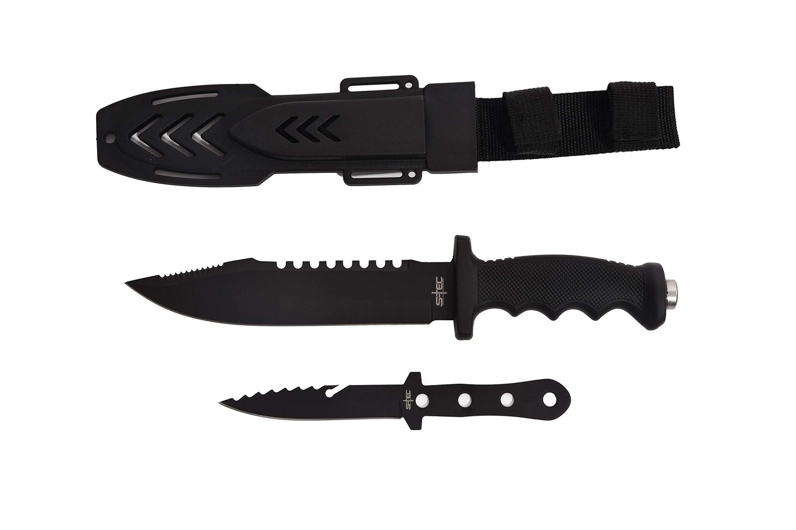 New S-TEC Tactical Knife Set Fixed Blade Knife T221189BKPB