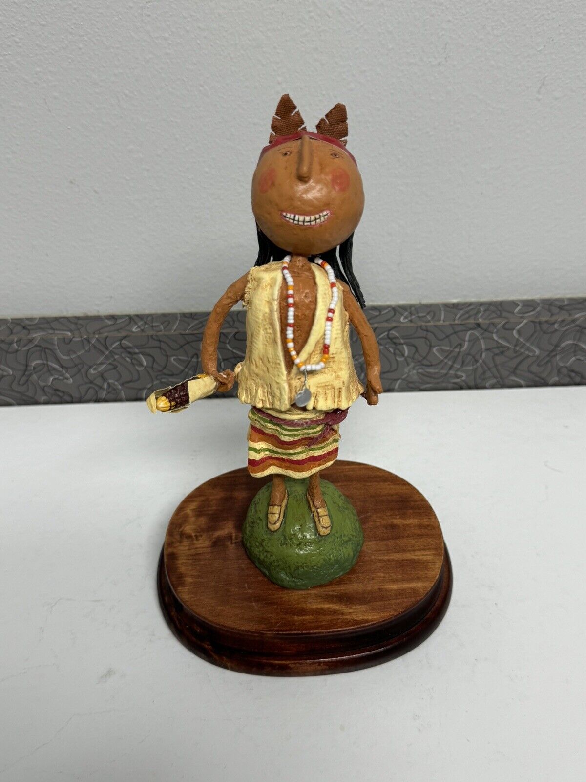 Turkey Creek Township 2005”Ready for Seconds”Native American Figure Robin Kelso