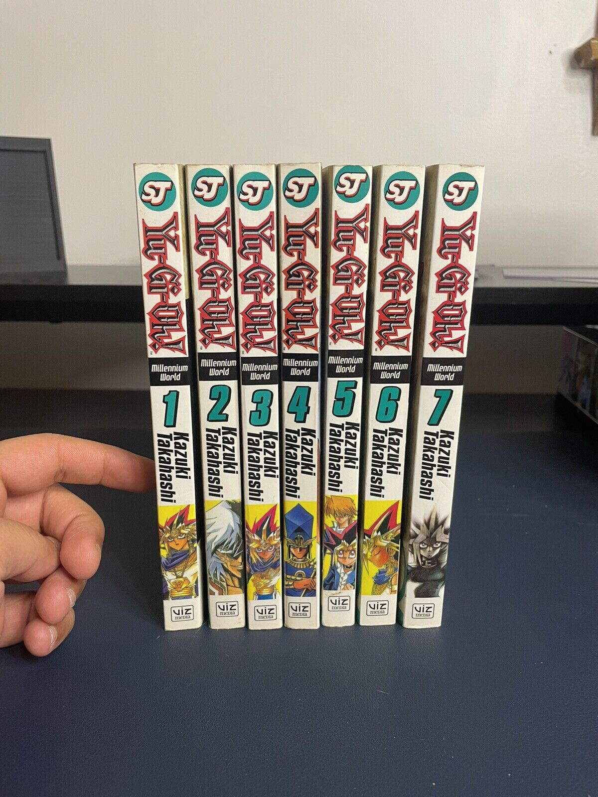 Yu-Gi-Oh Millennium World Manga Complete Volumes 1-7 Lot Set English 2003