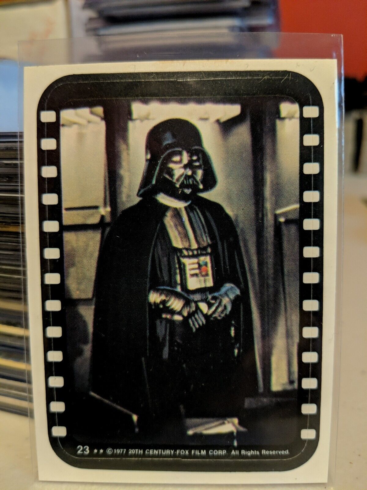 1977 Topps Star Wars Series 3 Yellow Complete Sticker Set (11) NM Vintage Sharp