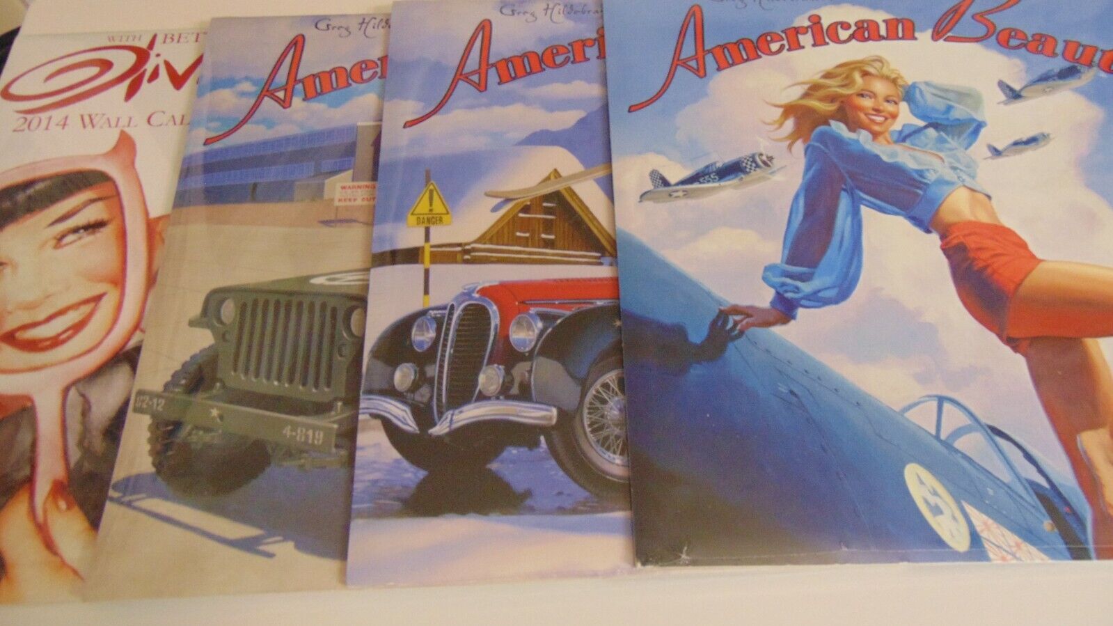 AMERICAN BEAUTIES 12x12 CALENDAR -SEALED Lot 2015 2016 2017 + Oliva 2014 PAGE