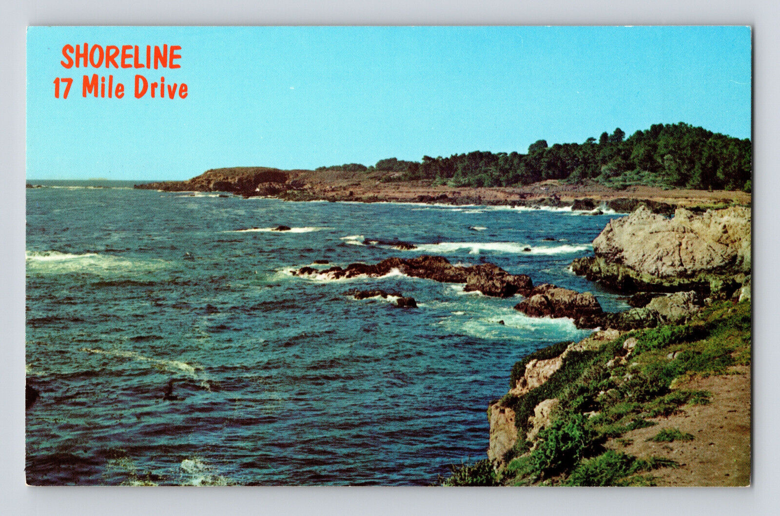Postcard California Monterey CA 17 Mile Drive 1970s Unposted Chrome 