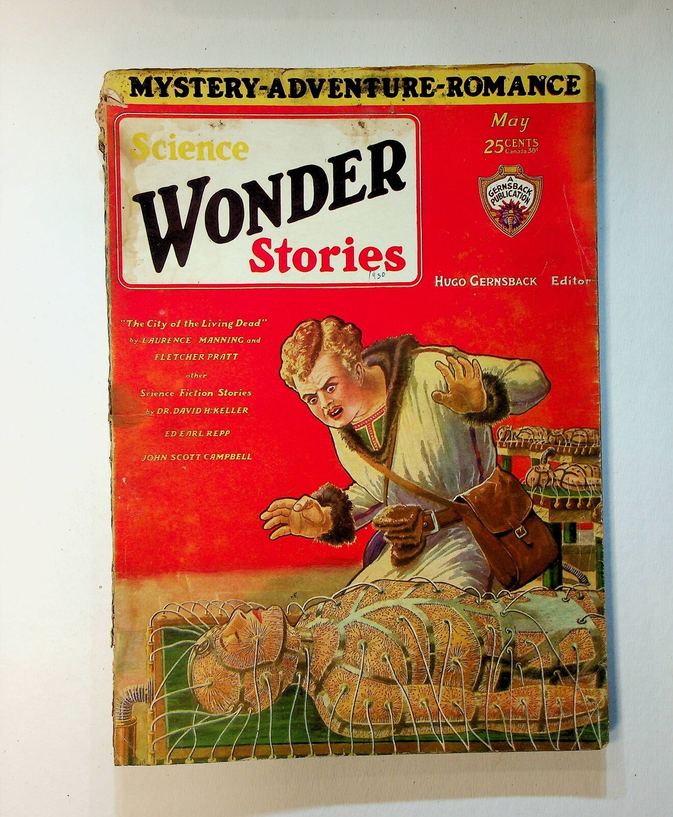 Science Wonder Stories Pulp May 1930 Vol. 1 #12 FR