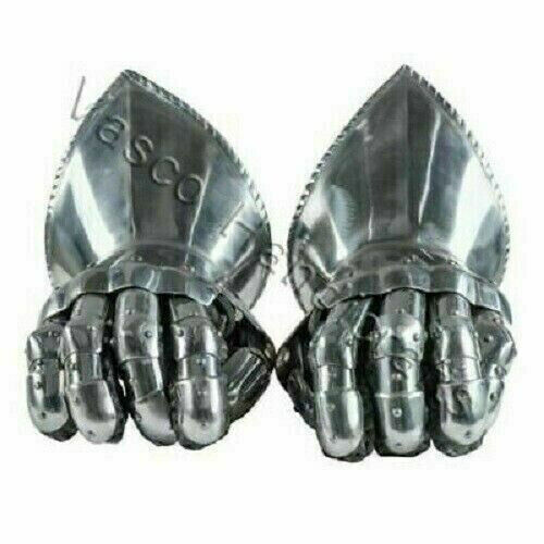 Christmas Combat Mitten SCA LARP 18 Gauge steel medieval gauntlets Gloves