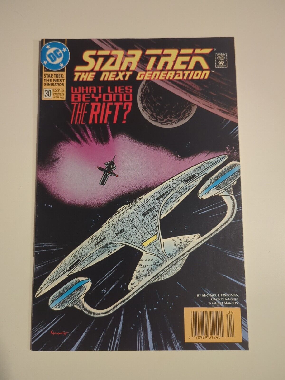 Star Trek The Next Generation #30 DC Comics 1992 Nice Comic Book
