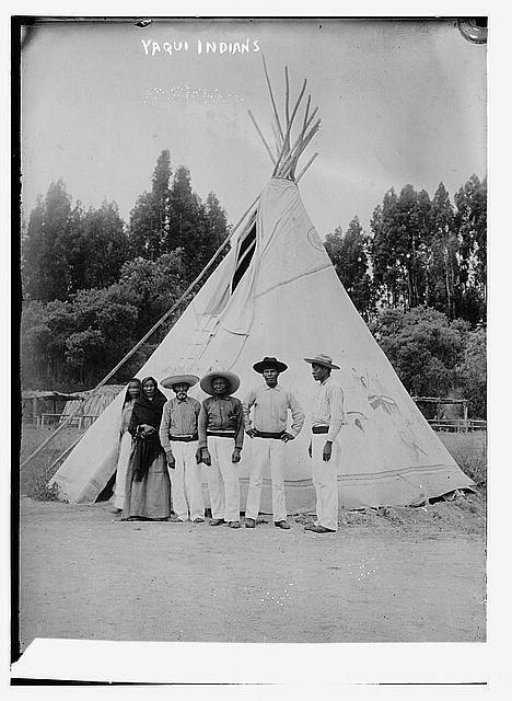Yaqui Indians c1900 Large Old Photo