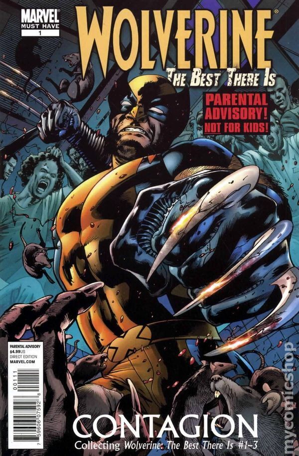 Wolverine The Best There Is Contagion #1 VF 2011 Stock Image