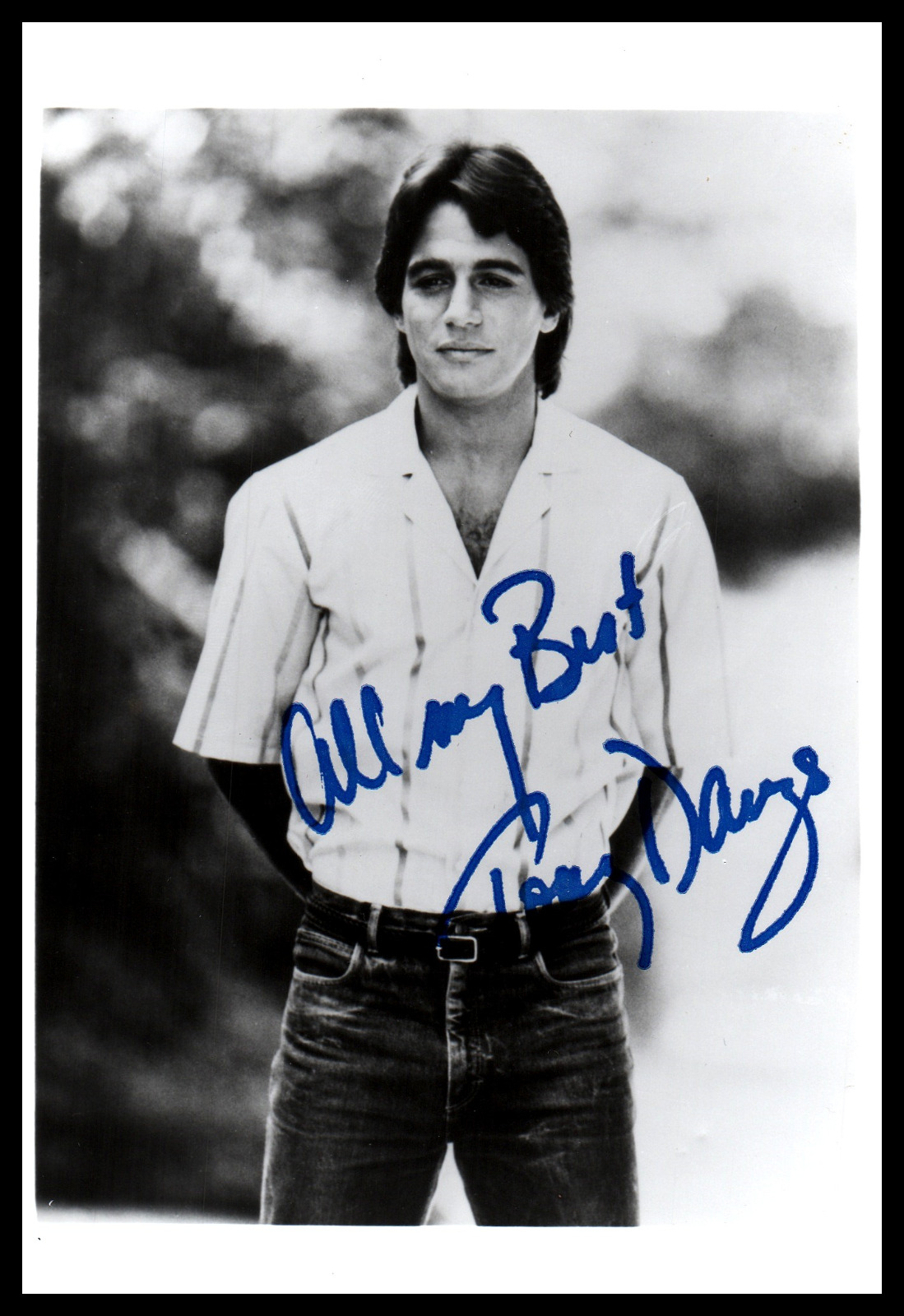 Tony Danza 🖋⭐ Signed Autograph - Original Vintage Photo K 11