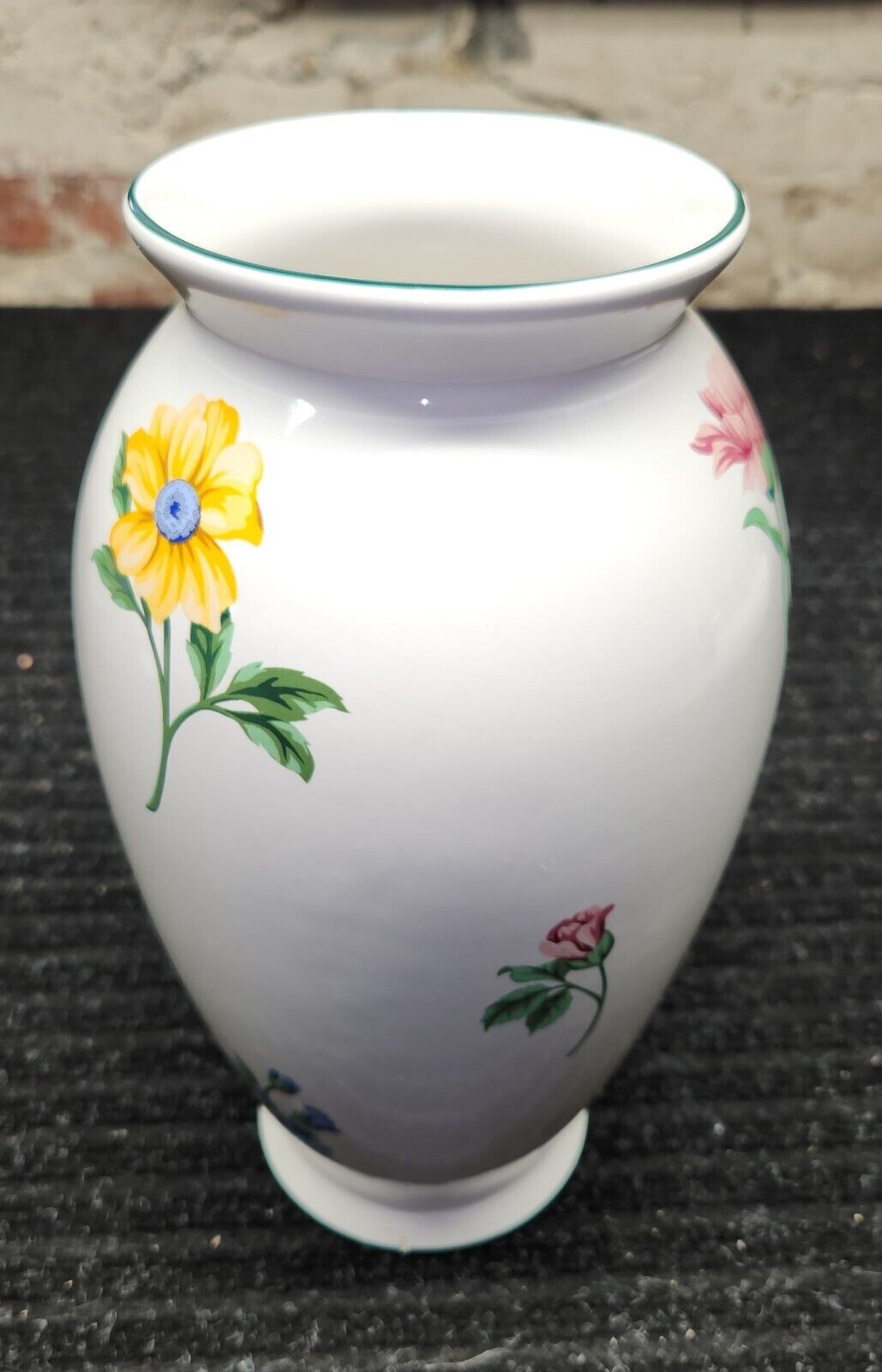 Vintage Tiffany & Co. Sintra Ceramic Vase 11 Retired Flower Original Owner
