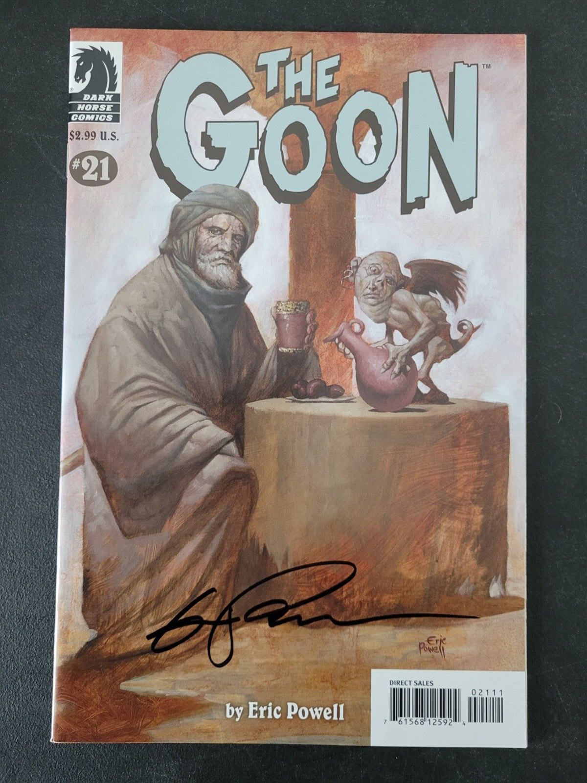 THE GOON #21 (2008) DARK HORSE COMICS AUTOGRAPHED/SIGNED By ERIC POWELL