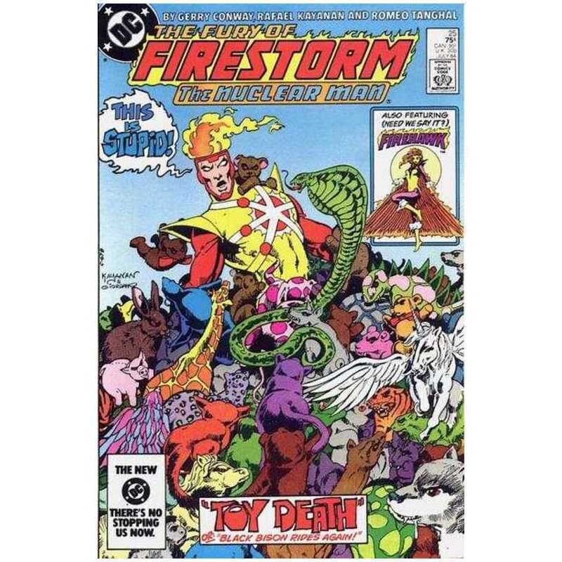 Fury of Firestorm (1982 series) #25 in Very Fine minus condition. DC comics [f}