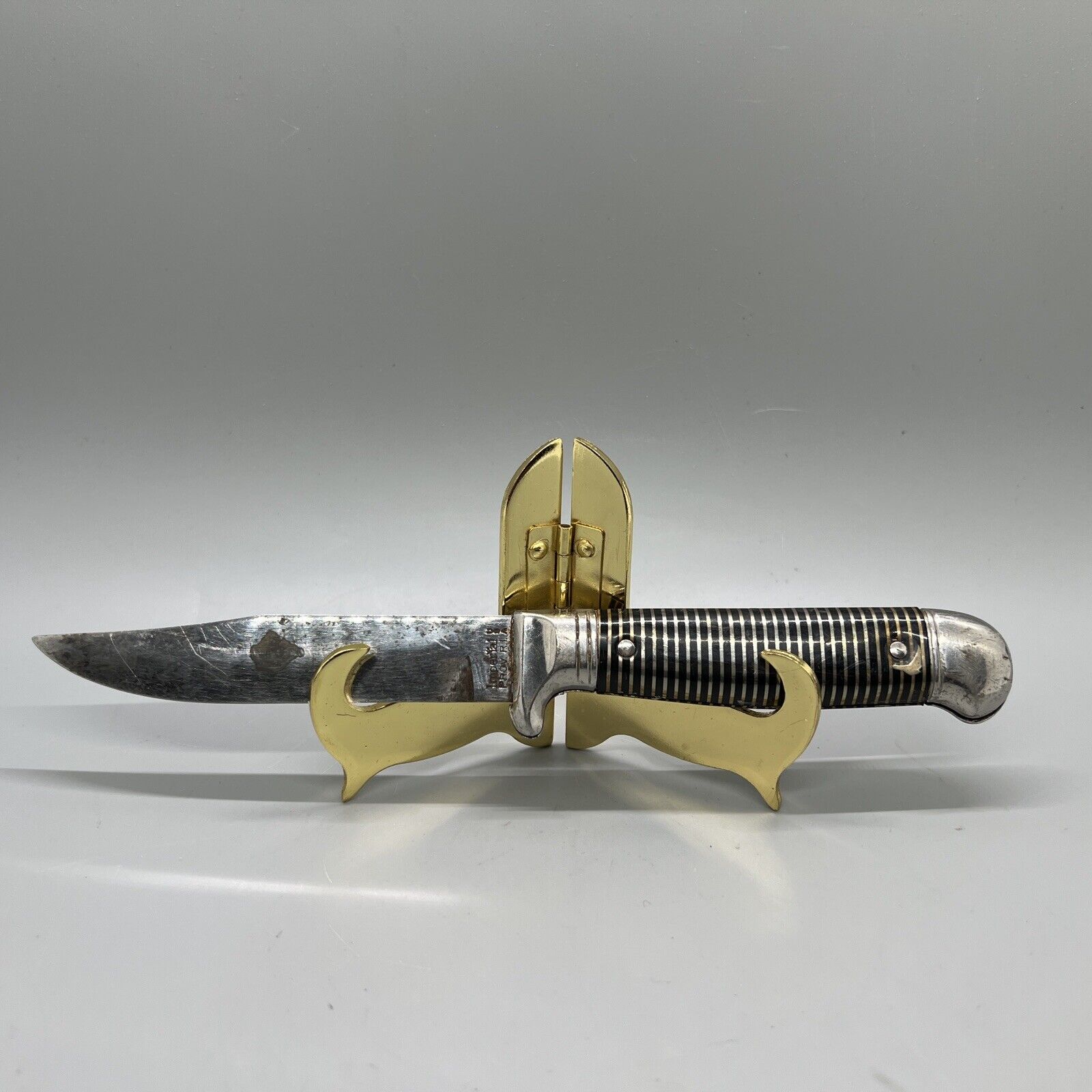 Imperial Knife Providence Rhode Island RI Striped Rare Fixed Blade USA 8.25” US
