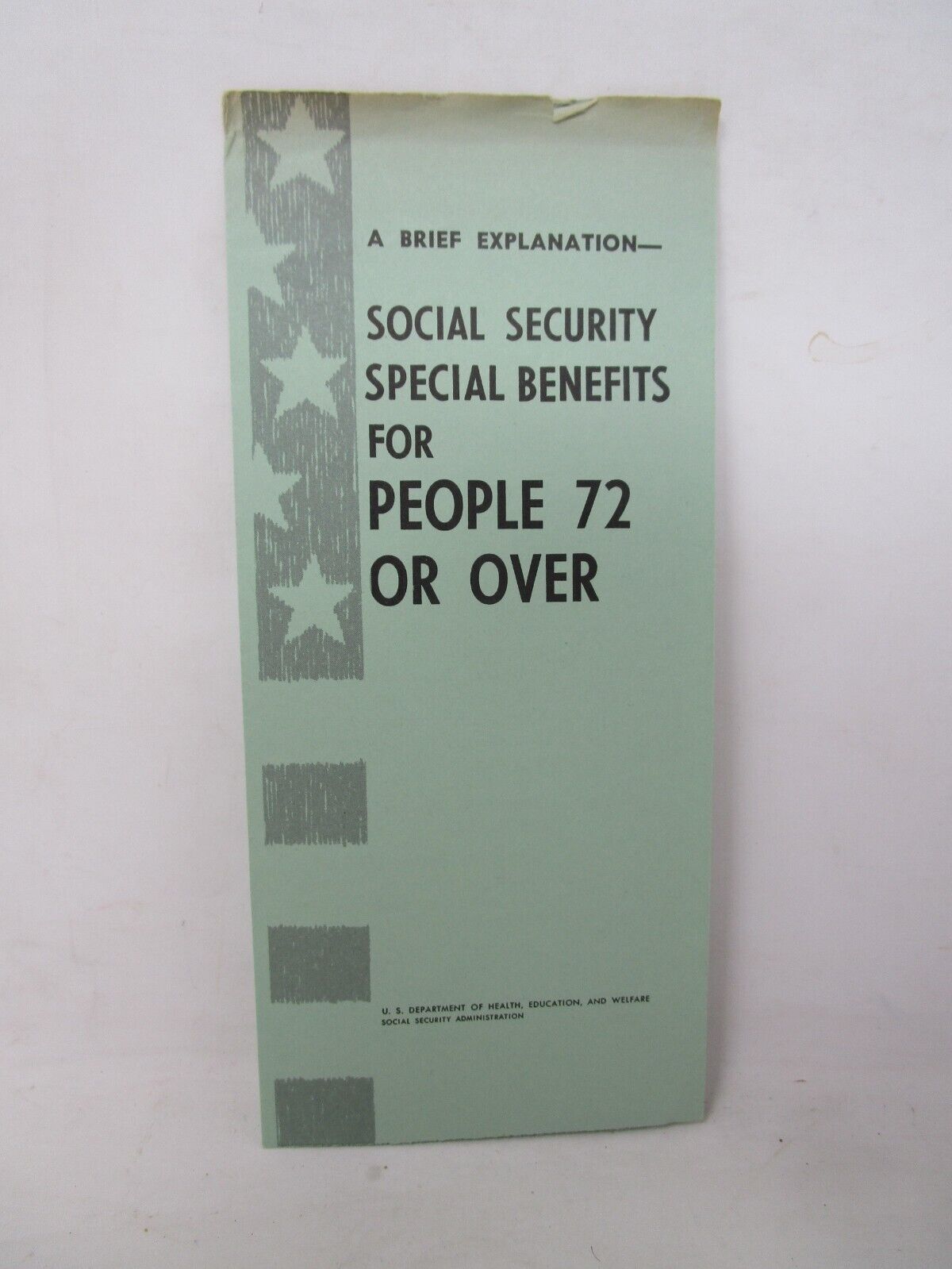 1965 Social Security Benefits Explanation Folder