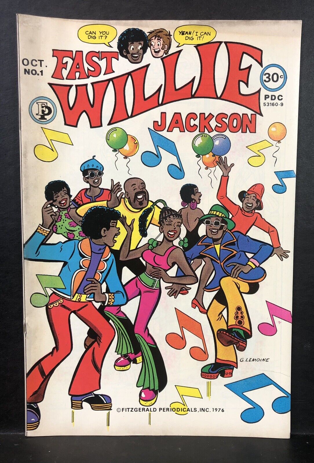 Fast Willie Jackson #1 Comic Book 1st Black Archie Fitzgerald 1976