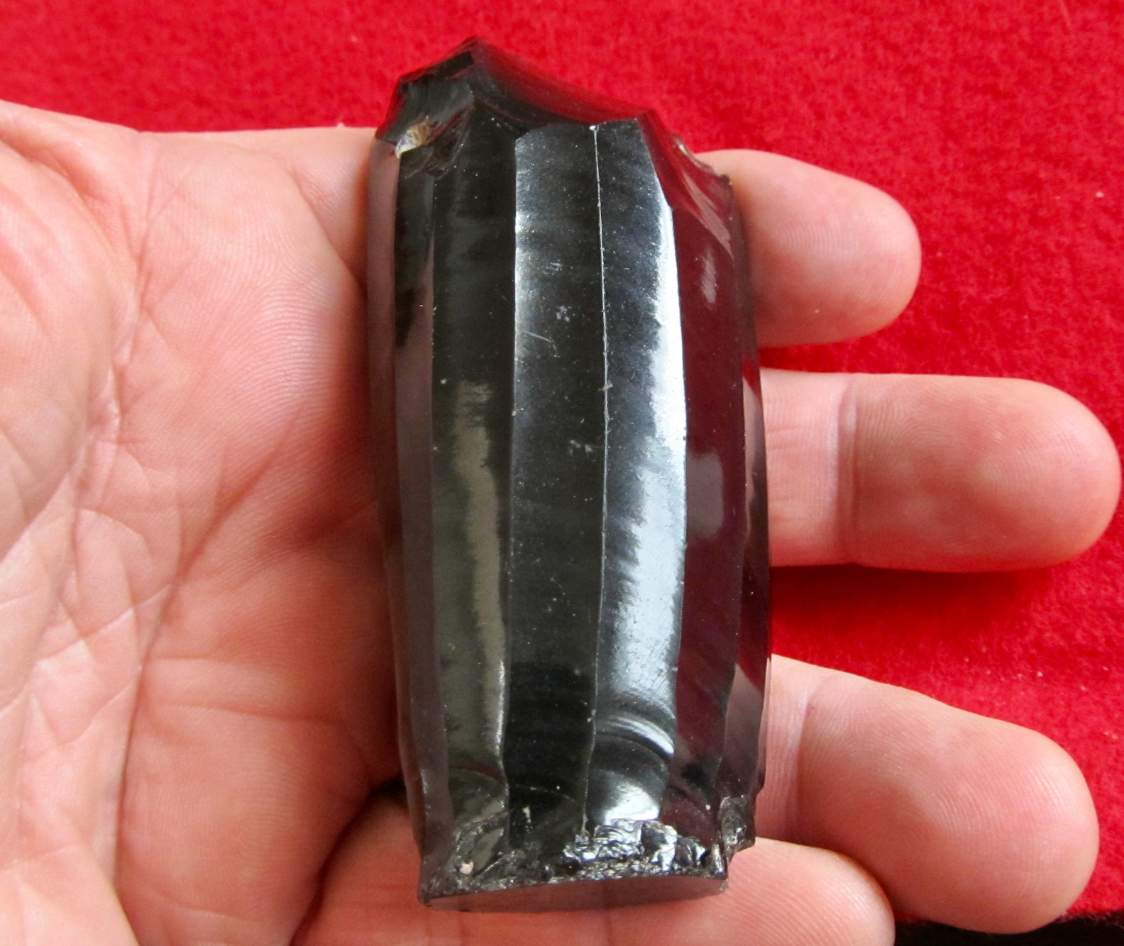 Aztec Obsidian Prismatic Bladelet Core Mexico Ancient Flint Artifact Arrowhead 