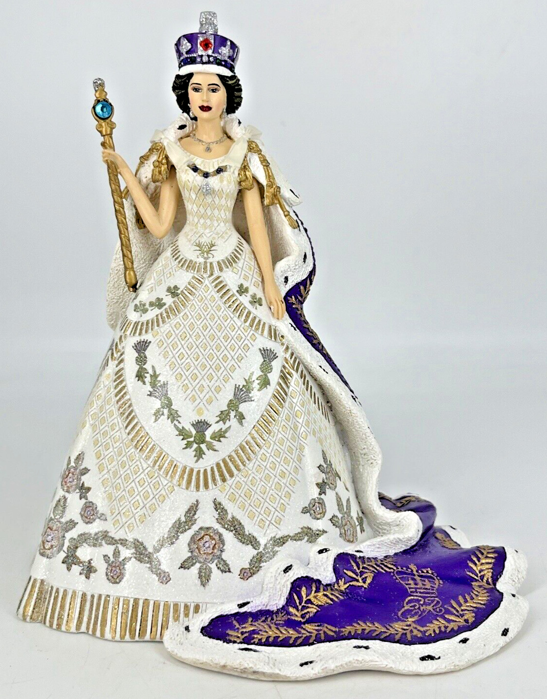 The Coronation of Queen Elizabeth II Figurine Hamilton Collection 2013 Numbered