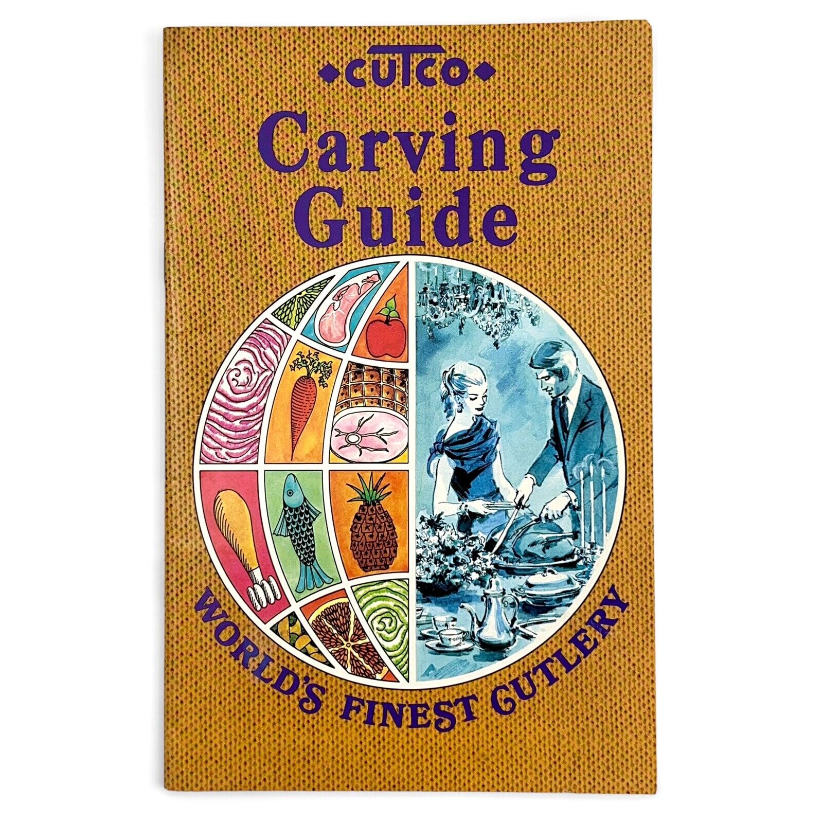 VINTAGE WEAR EVER CUTCO CARVING BOOKLET A CARVING GUIDE