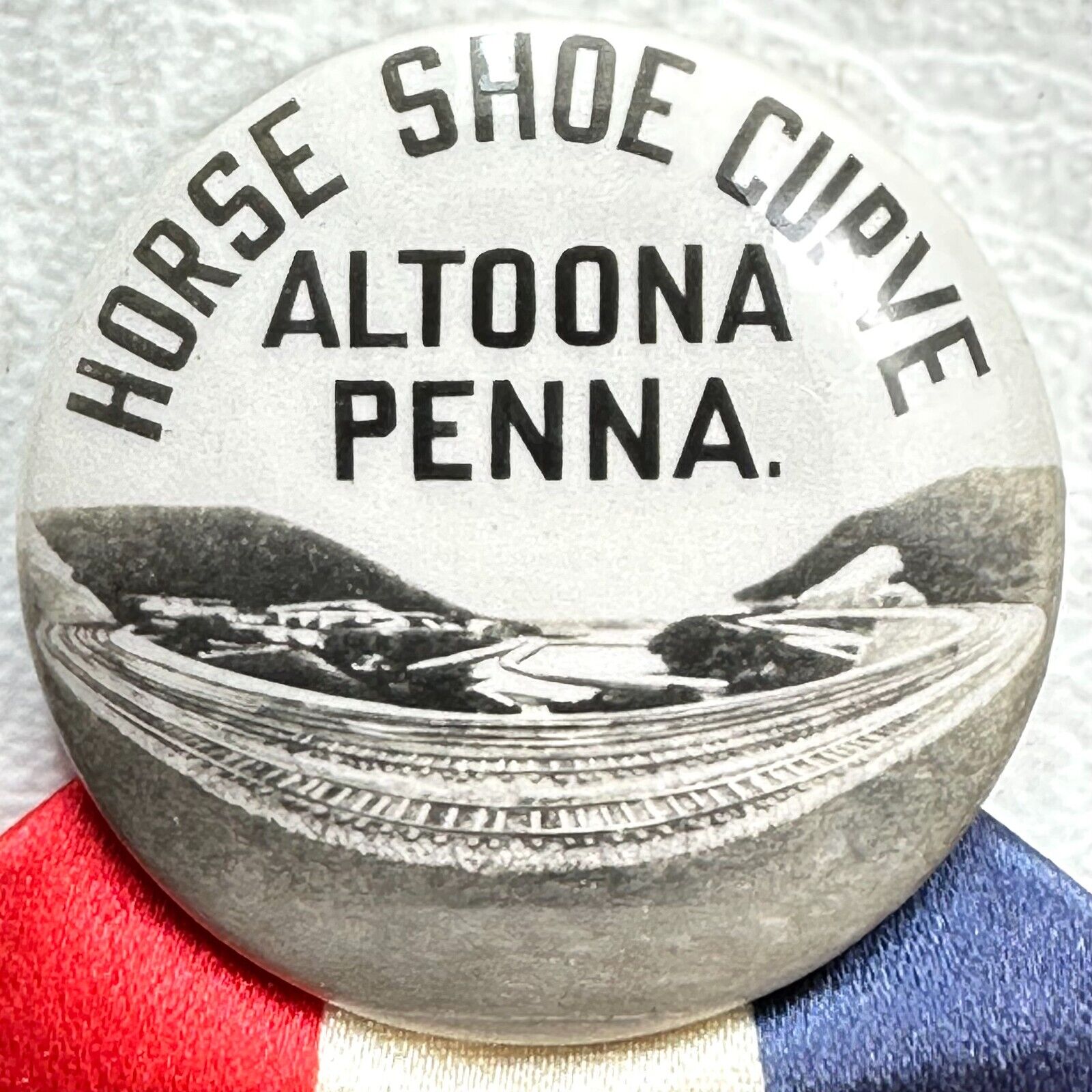 1942 4th Annual Penna Womens State Bowling Tournament Pinback Ribbon ALTOONA PA