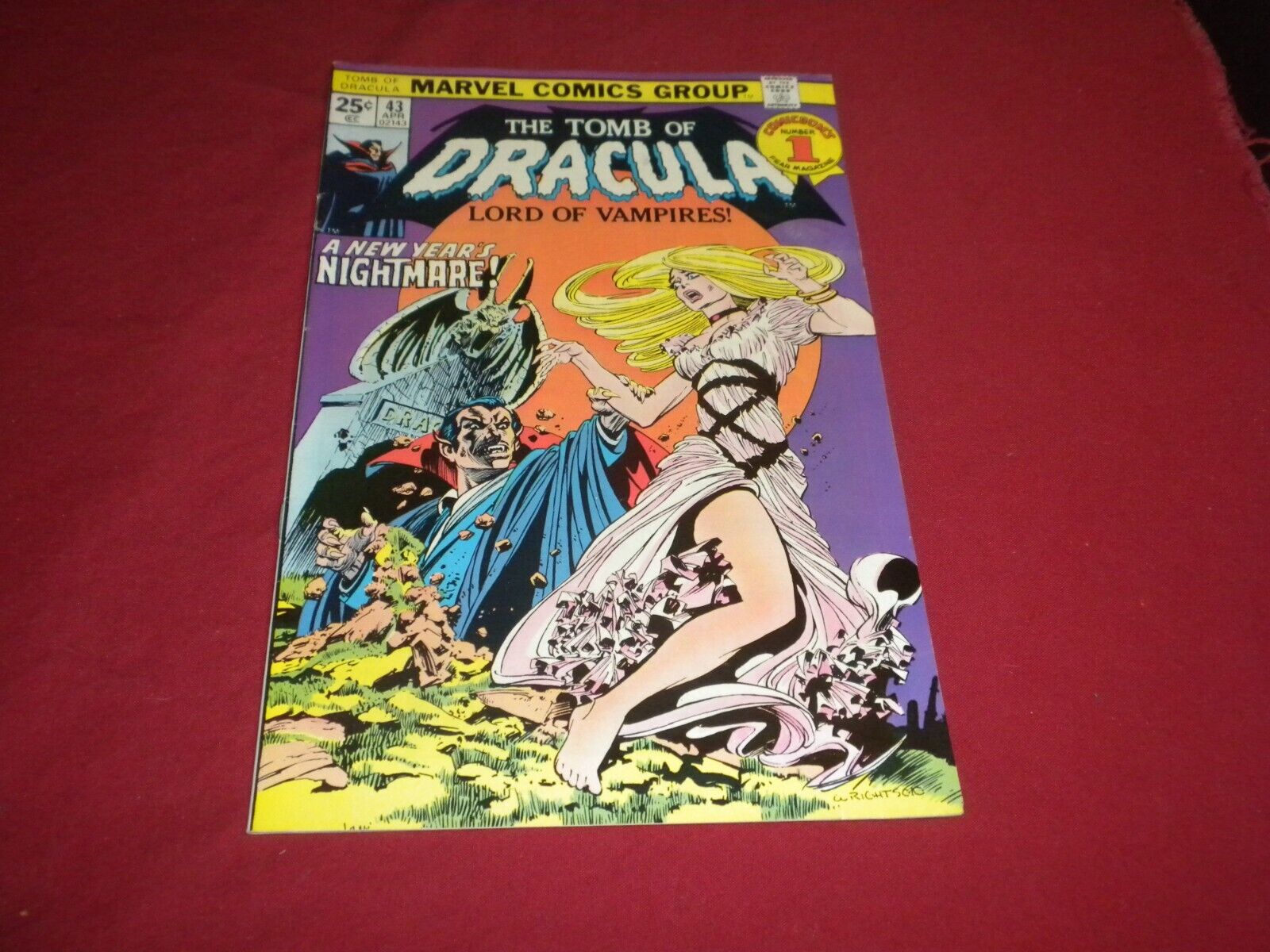 BX5 Tomb of Dracula #43 marvel 1976 comic GORGEOUS 8.5 bronze age VISIT STORE