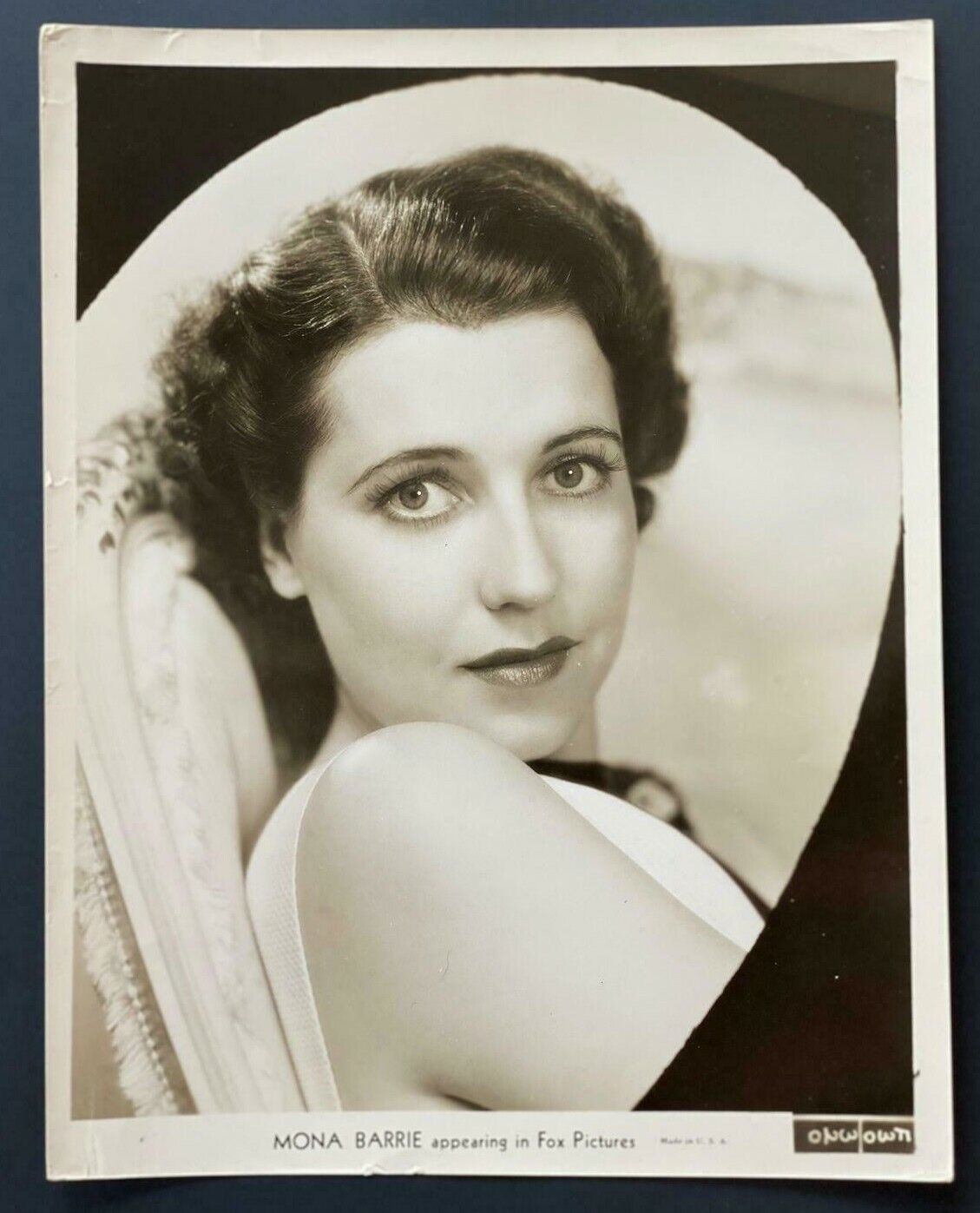MONA BARRIE ACTRESS Vintage 1935 ORIGINAL PORTRAIT Photo