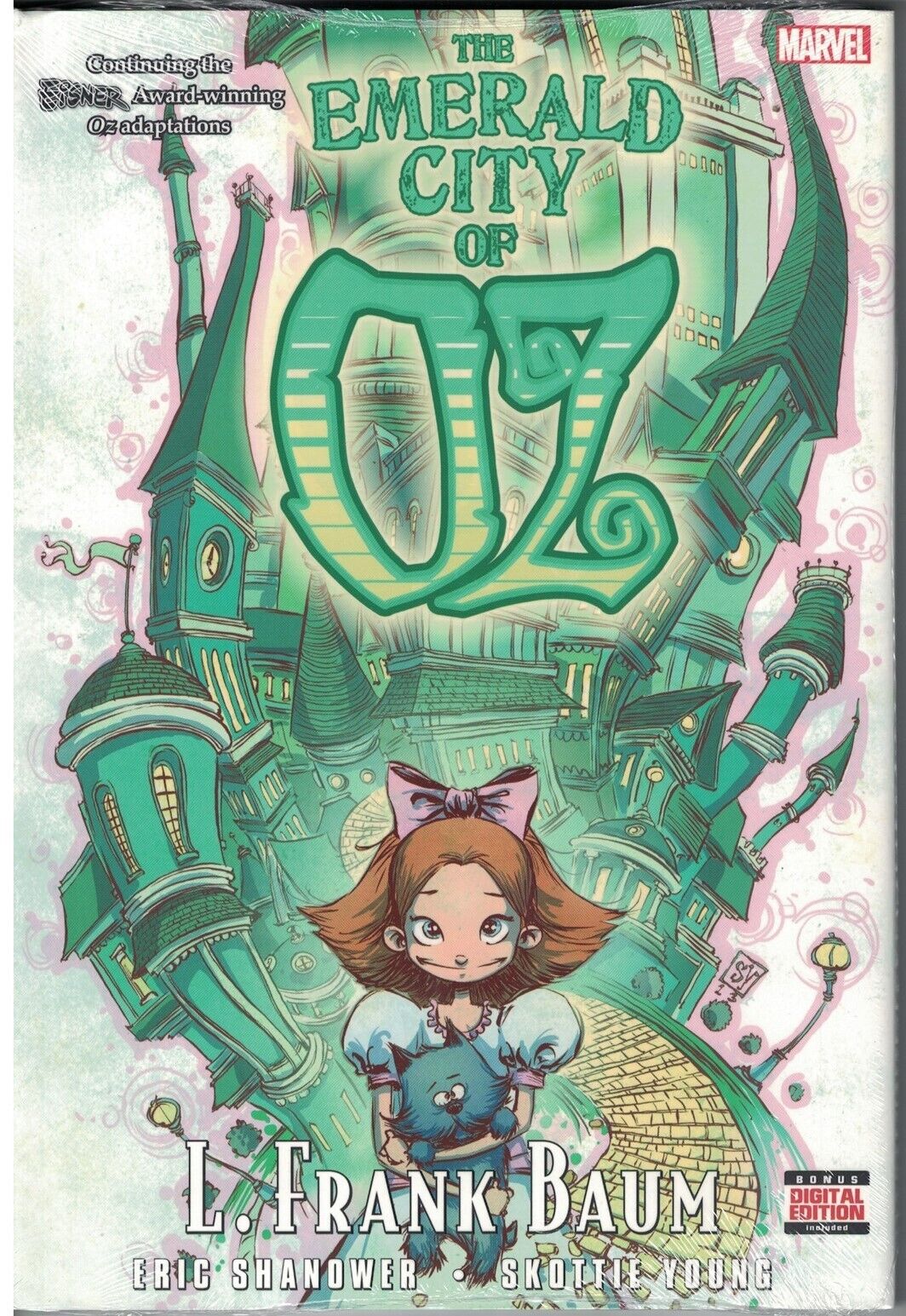 EMERALD CITY OF OZ HC Hardcover $24.99srp Scottie Young Frank Baum Wizard NEW NM