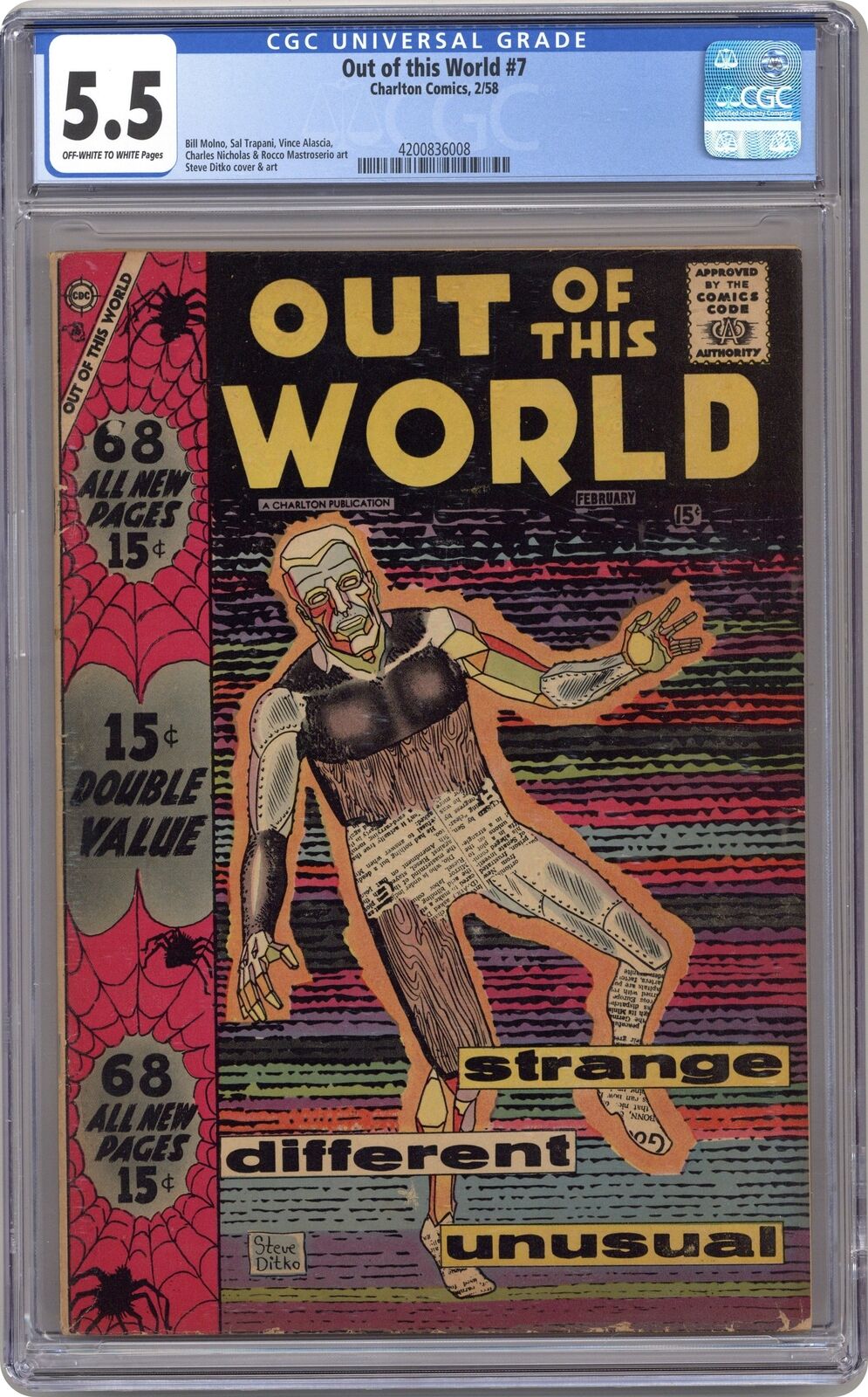 Out of this World #7 CGC 5.5 1958 4200836008