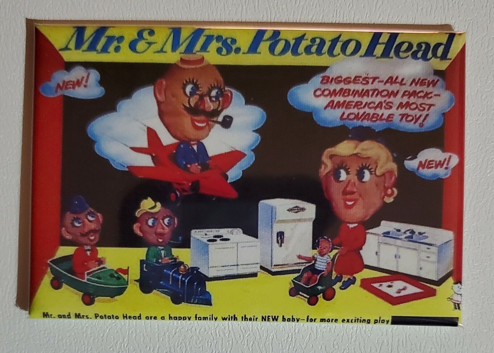 Mr & Mrs Potato head Refrigerator Magnet 2\
