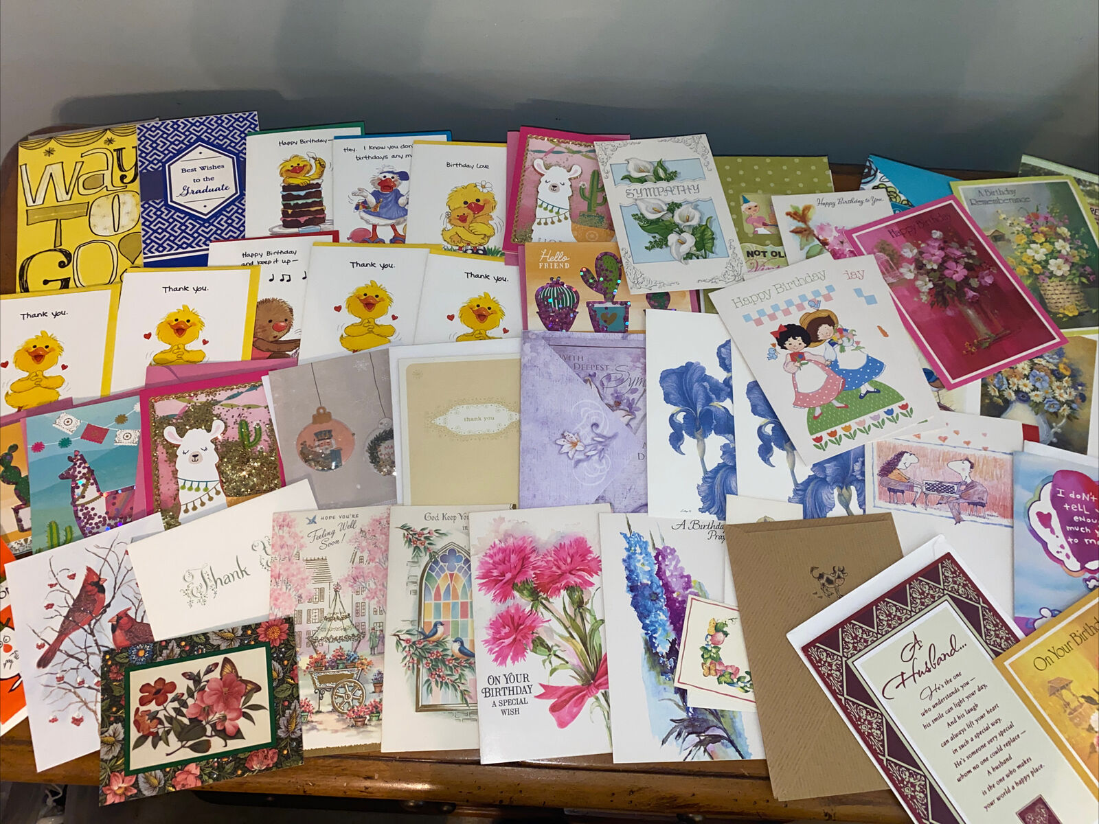 Vintage To Modern Greeting Cards Lot of 50 UNUSED Lot A