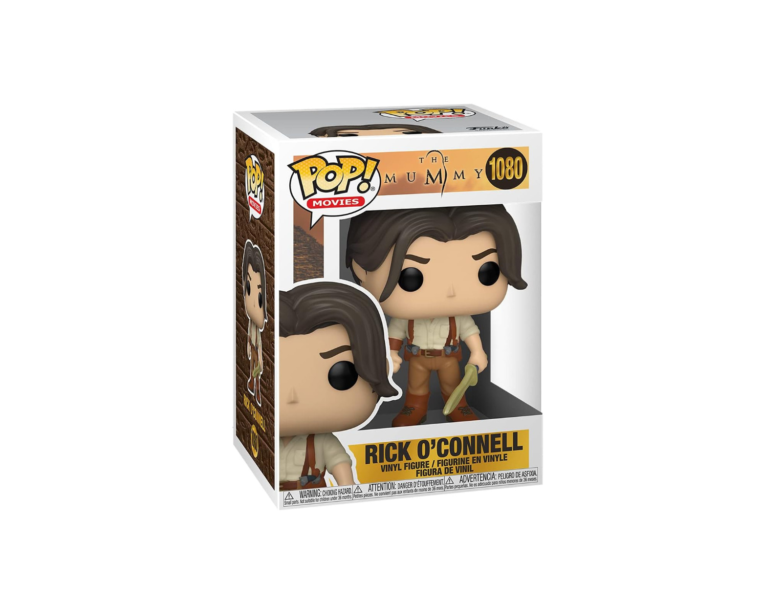 Funko POP Movies - The Mummy - Rick O\'Connell #1080 with Soft Protector (B13)