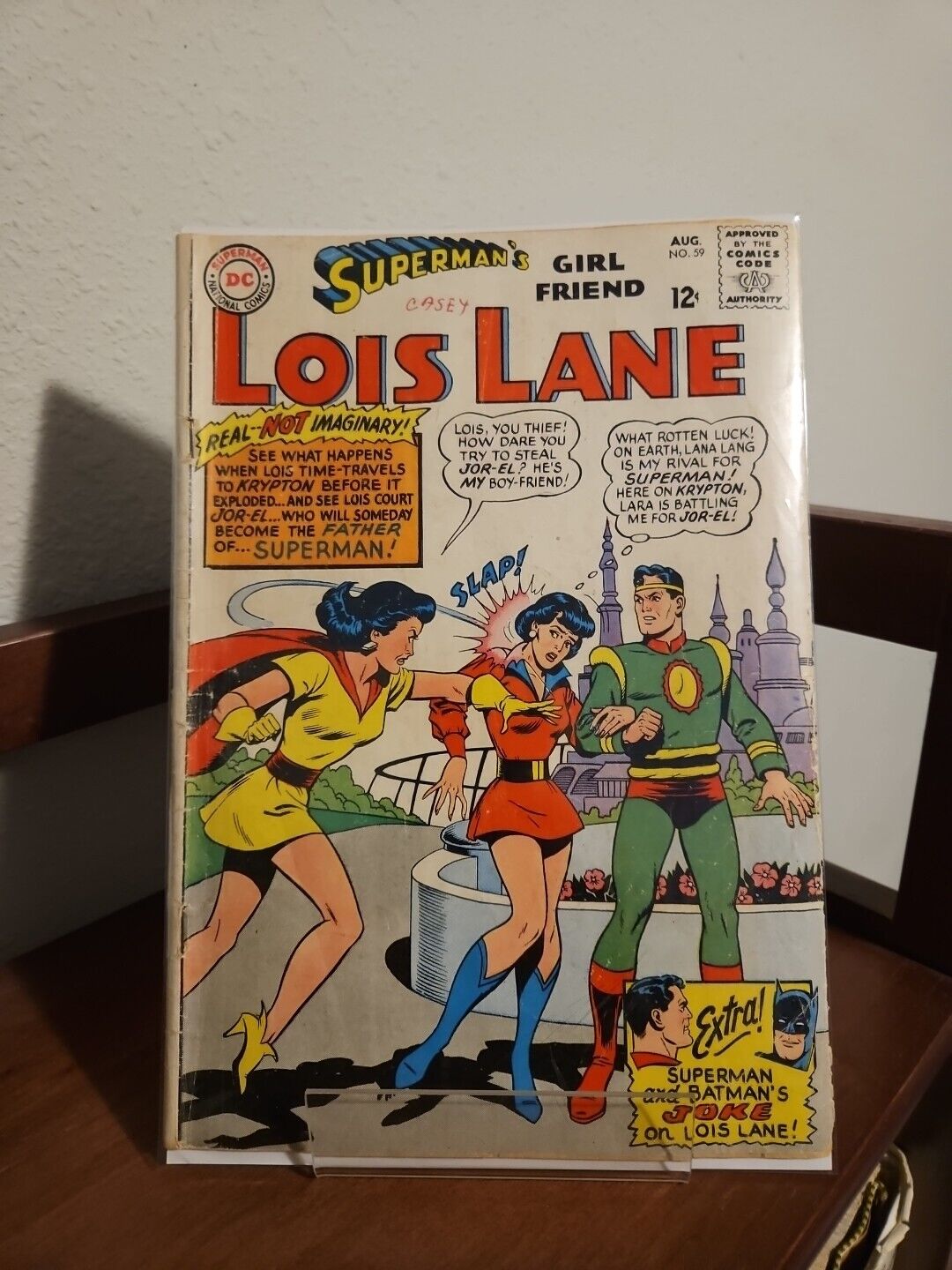 🔥Superman's Girlfriend Lois Lane #59 DC, Batman and Jor-El app.Silver Age🔥