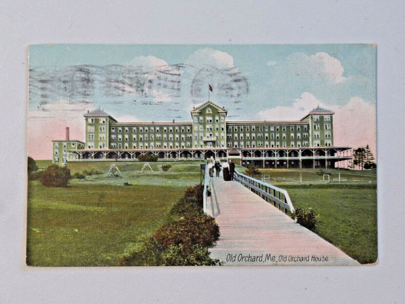 Old Orchard, ME Old Orchard House 1909 Postcard Leighton Mfg 7172