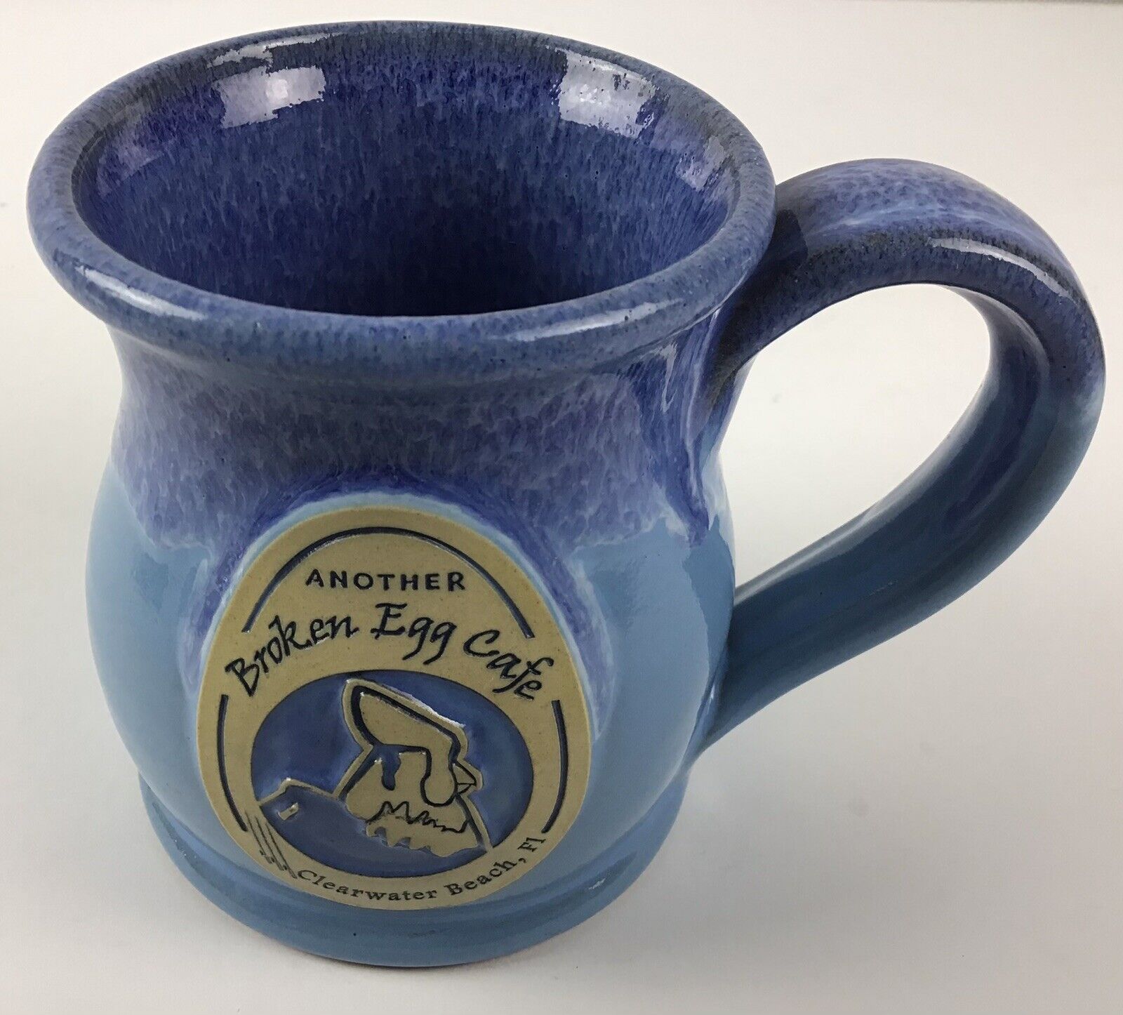 Another Broken Egg Cafe Coffee Mug Cup Clearwater Beach Florida Deneen Pottery 