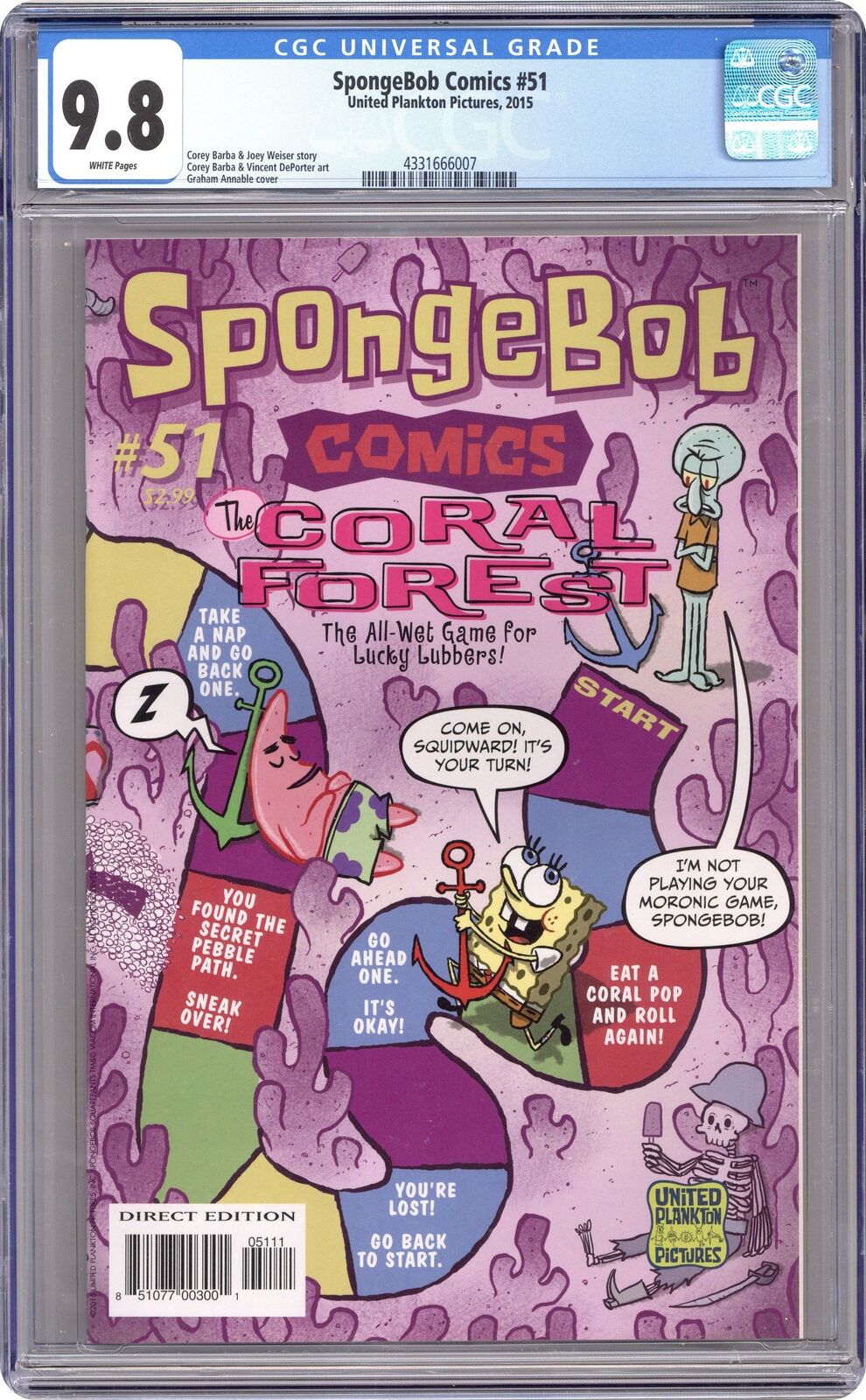 Spongebob Comics #51 CGC 9.8 2015 4331666007