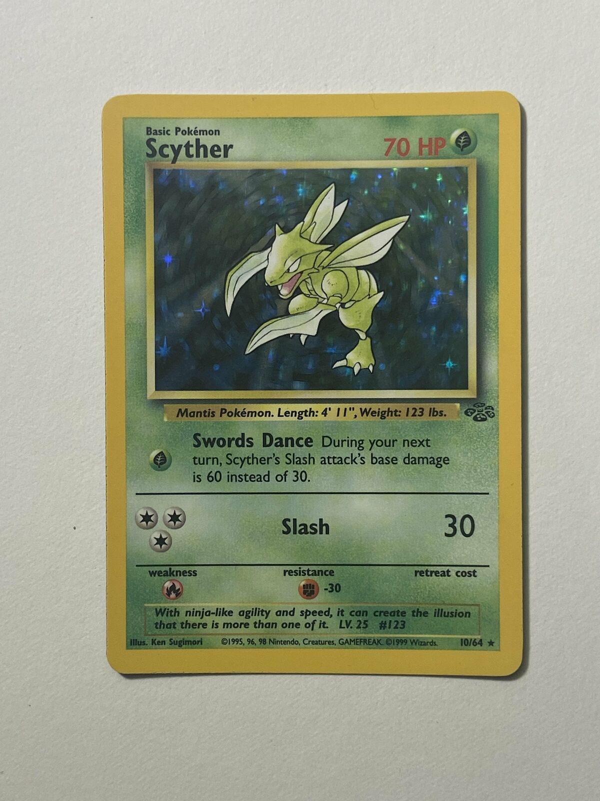 Scyther Jungle near mint condition ENGLISH  10/64