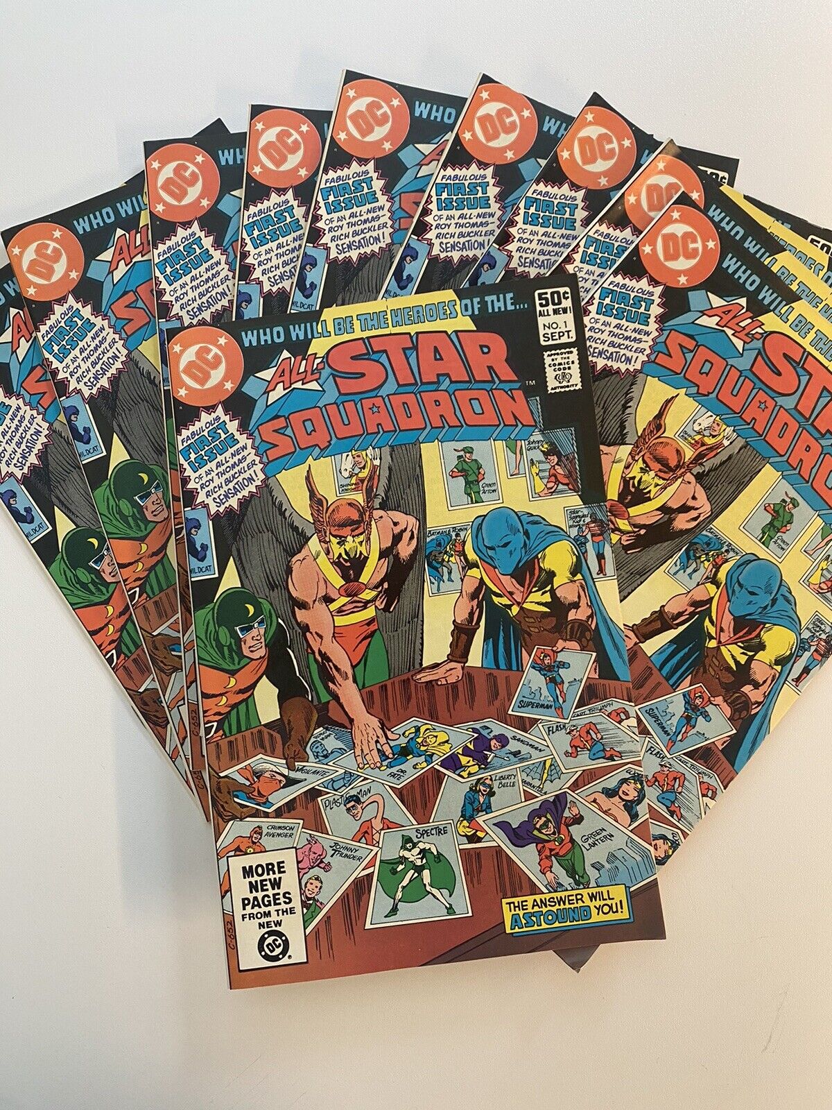All-Star Squadron #1 DC Comics 1981 - Lot of 10 Comic Books