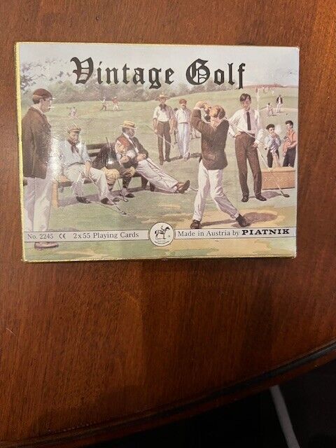 vintage Golf -2 Playing Decks