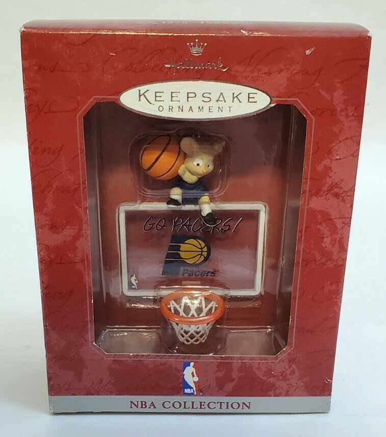 Vintage Hallmark 1998 Keepsake NBA Collection Indiana Pacers Ornament